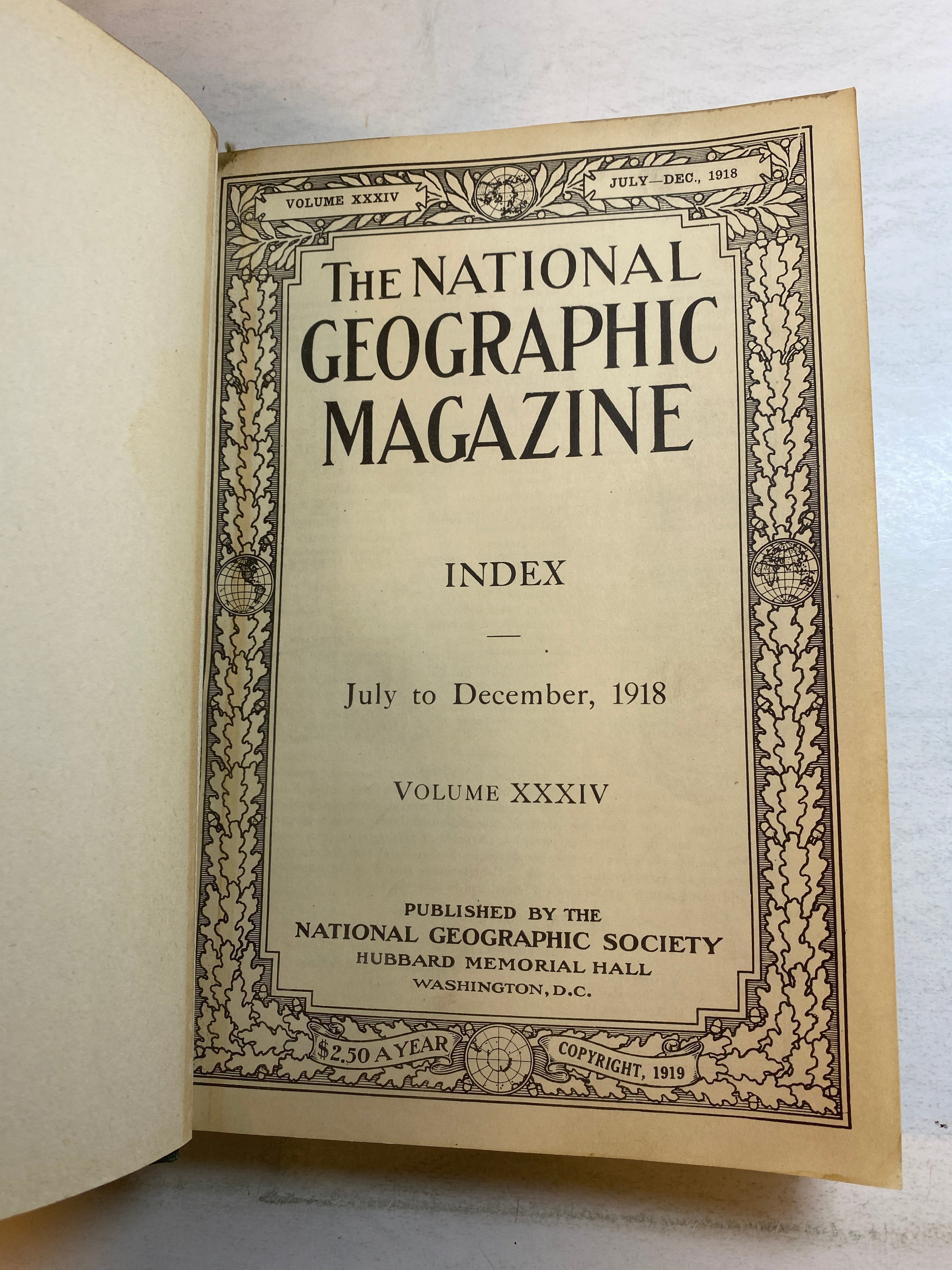 National Geographic Magazine Volume 34 1918