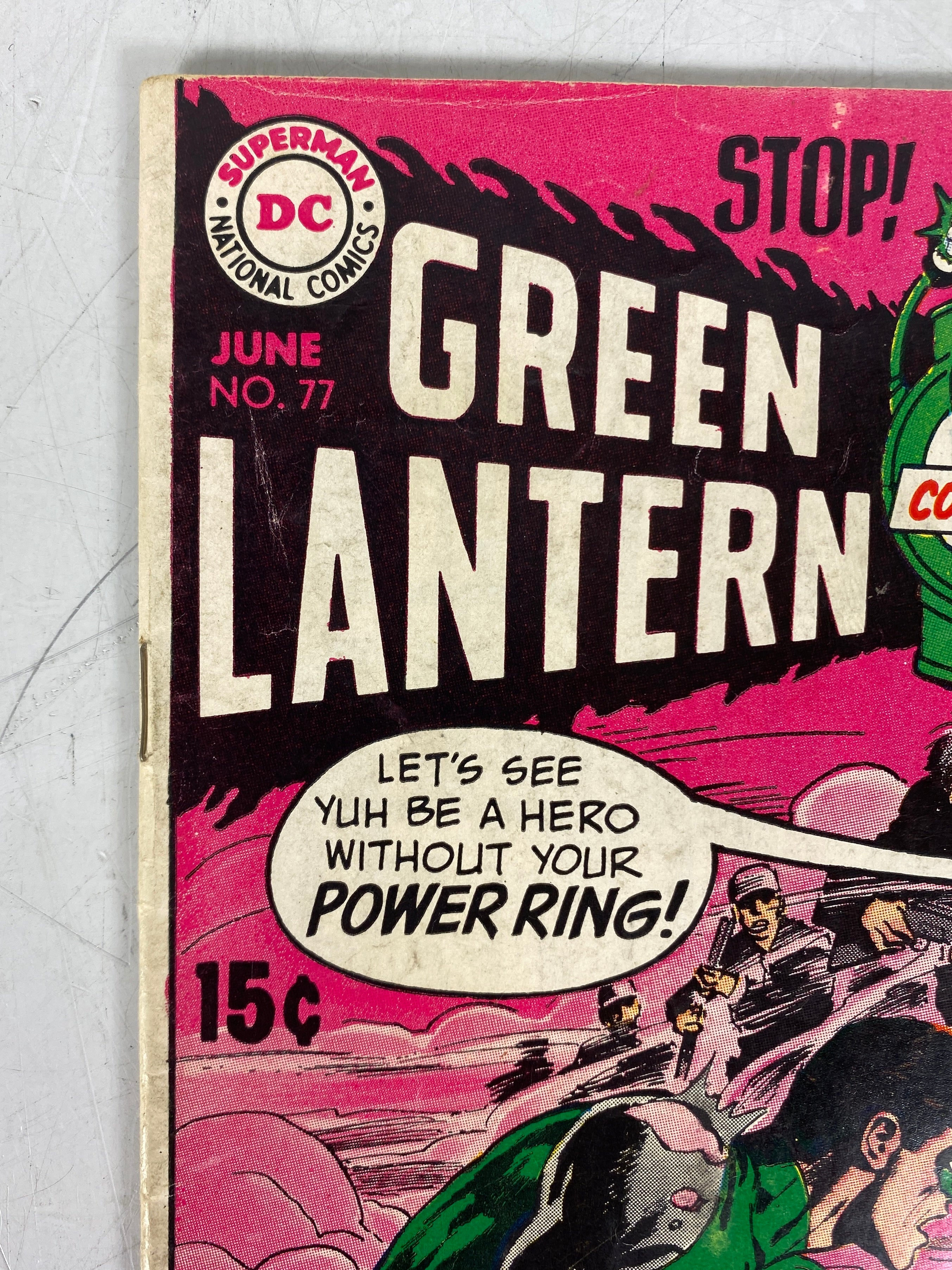 Green Lantern, Green Arrow #77 (1970) Neal Adams Cover