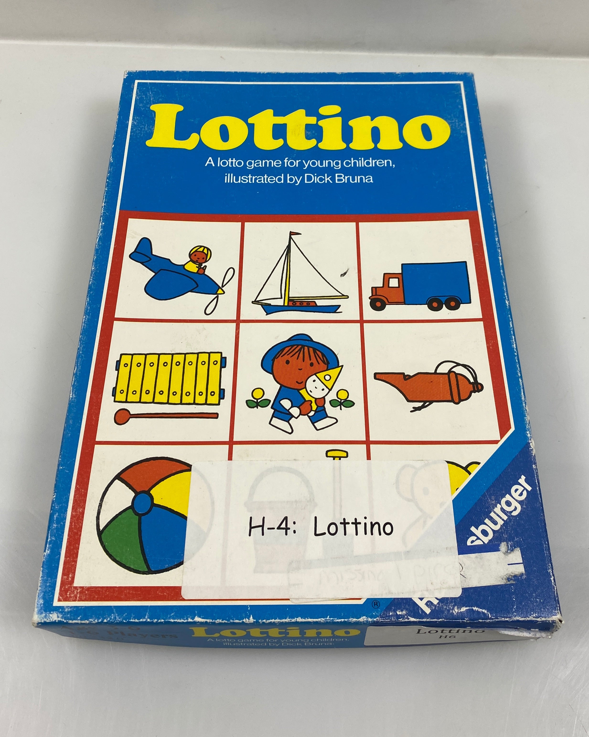 Vintage Ravensburger "Lottino" Lotto Game