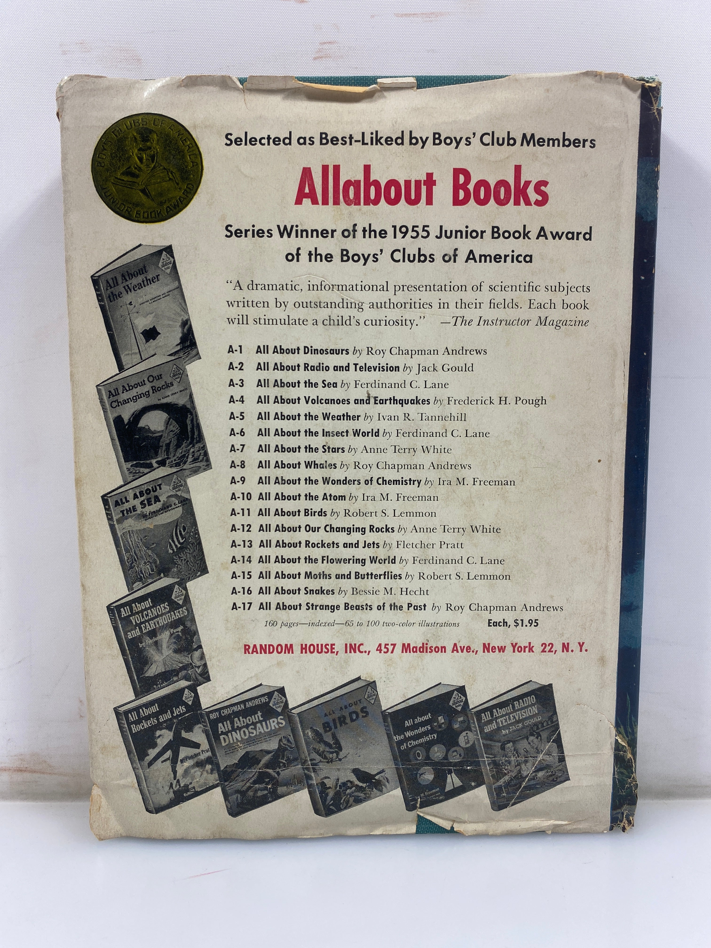 All About the Stars Anne Terry White Random House 1954 HCDJ