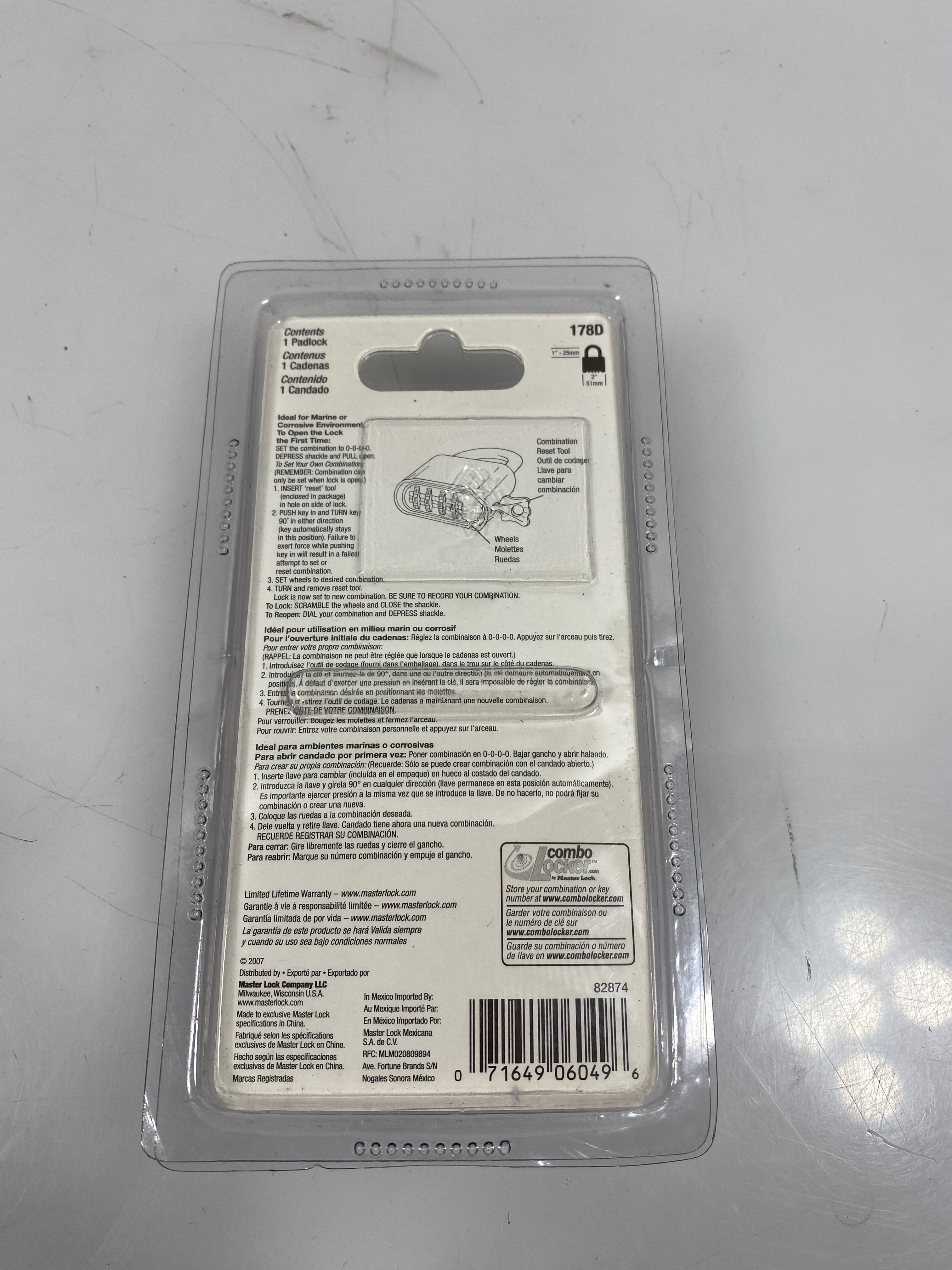 Master Lock #178D