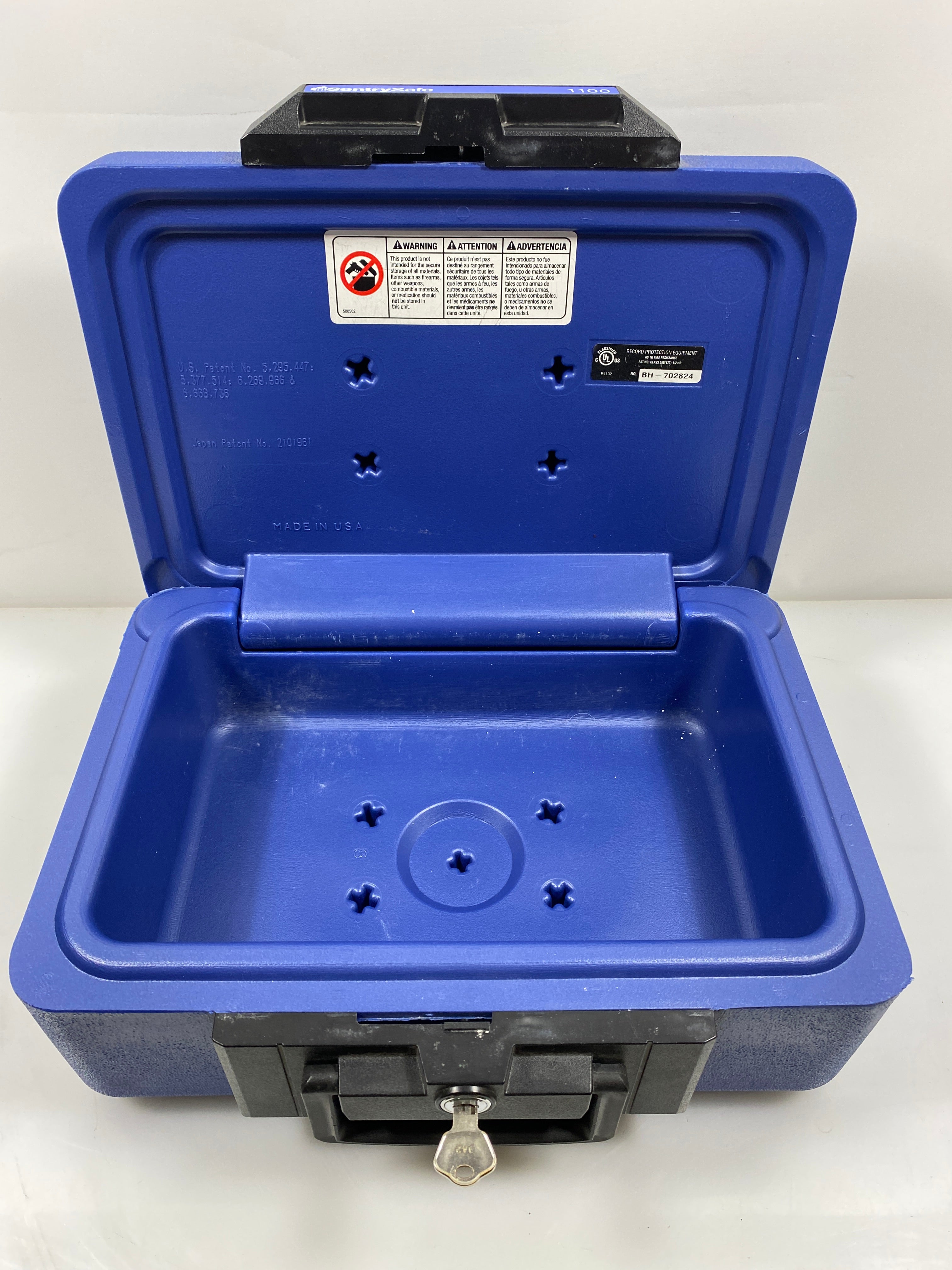 Sentry Safe #1100 Portable Security Safe w/ Key