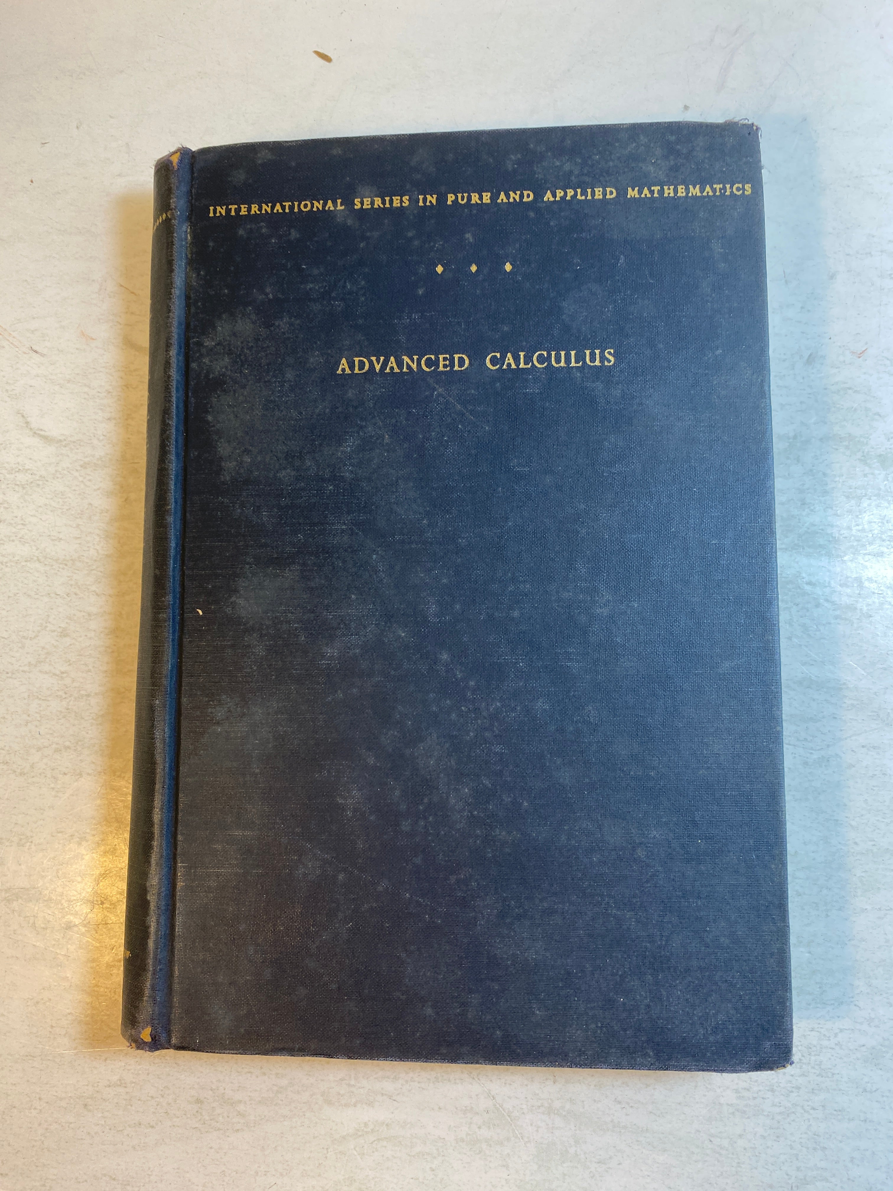 Advanced Calculus R. Creighton Buck 1956 HC