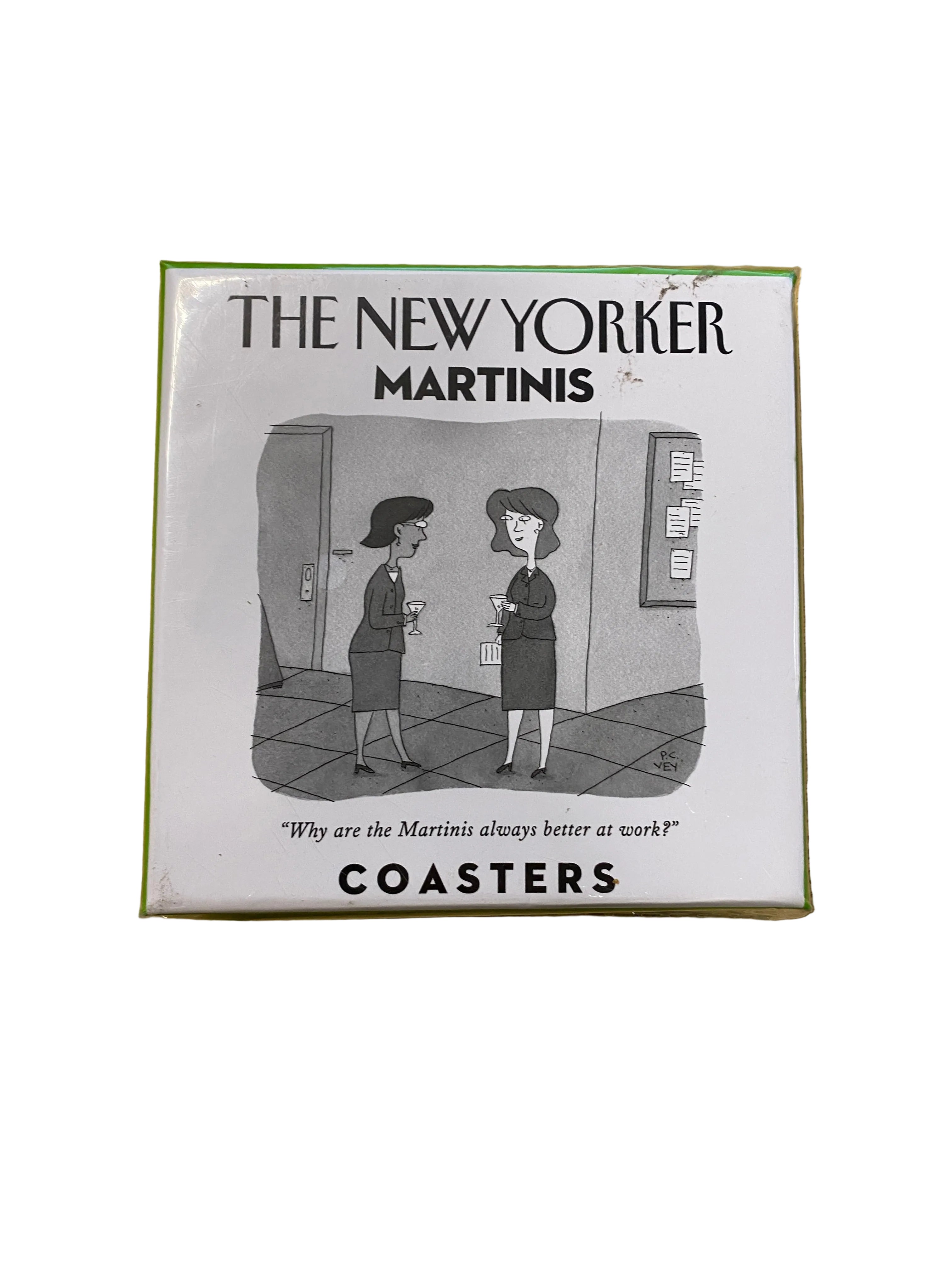 The New Yorker Martinis Coasters Set of 4