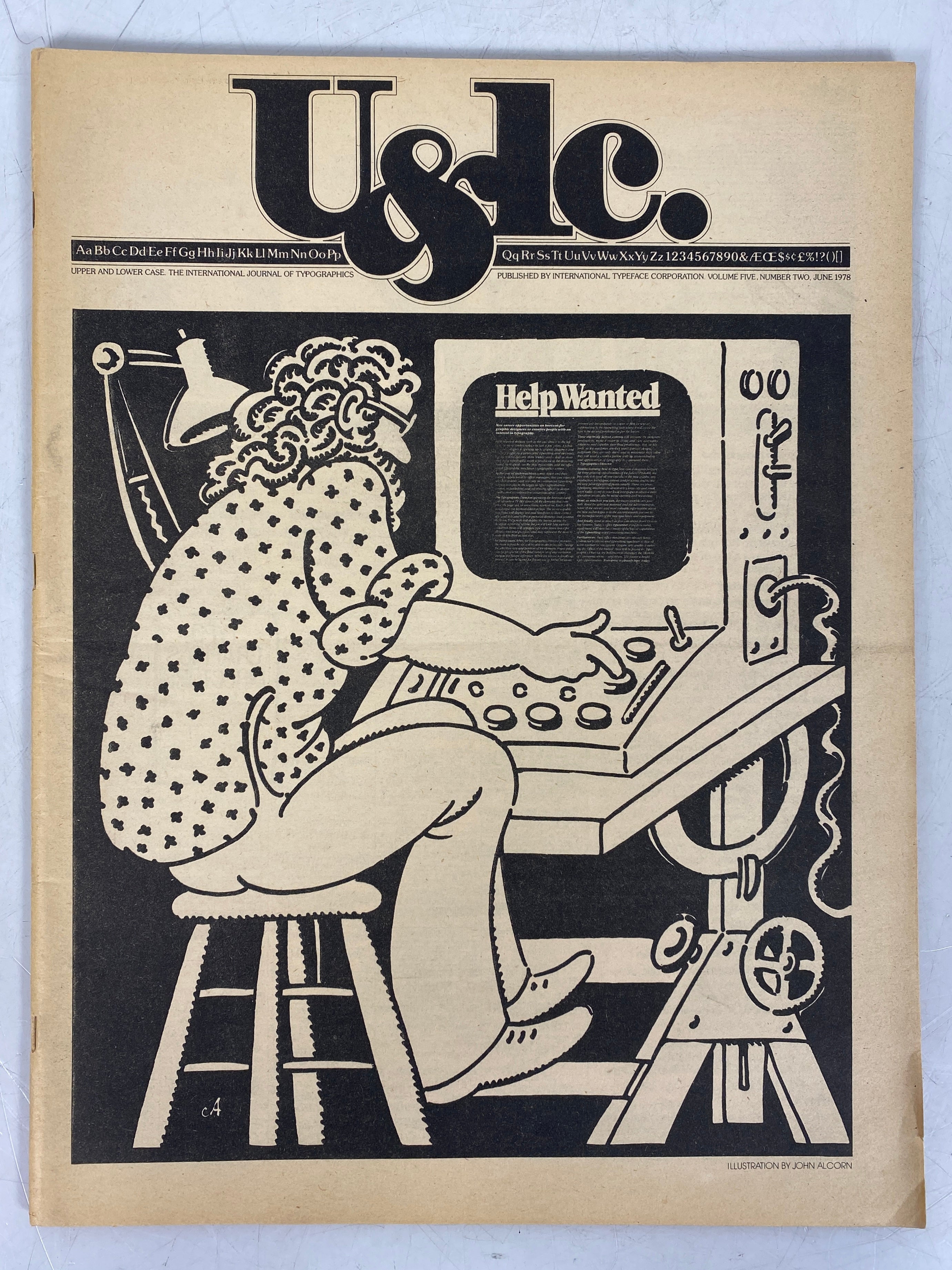 Lot of 4 Upper and Lower Case Magazine (1978) Complete