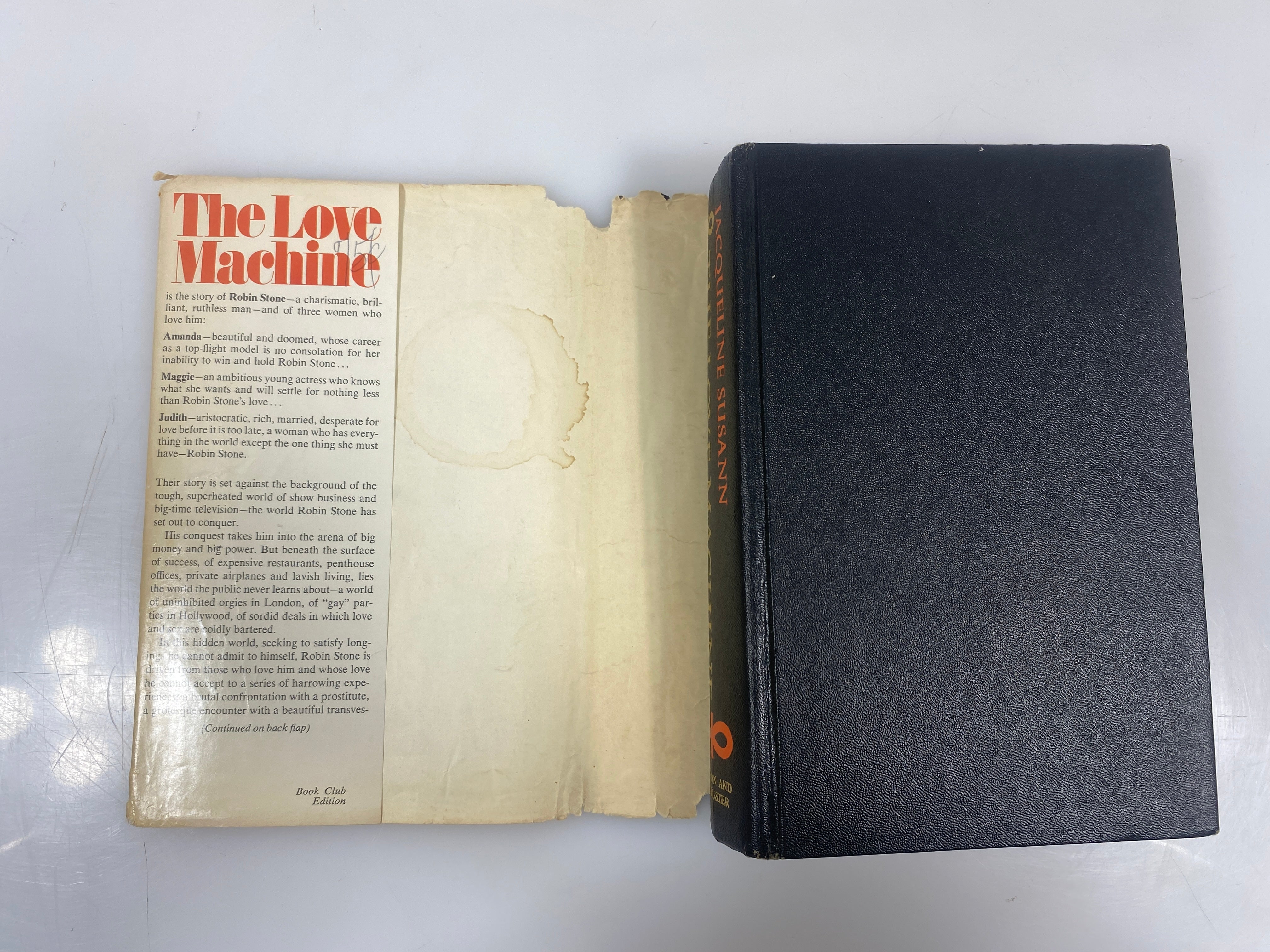 The Love Machine by Susann Simon & Schuster 1969 HCDJ BCE