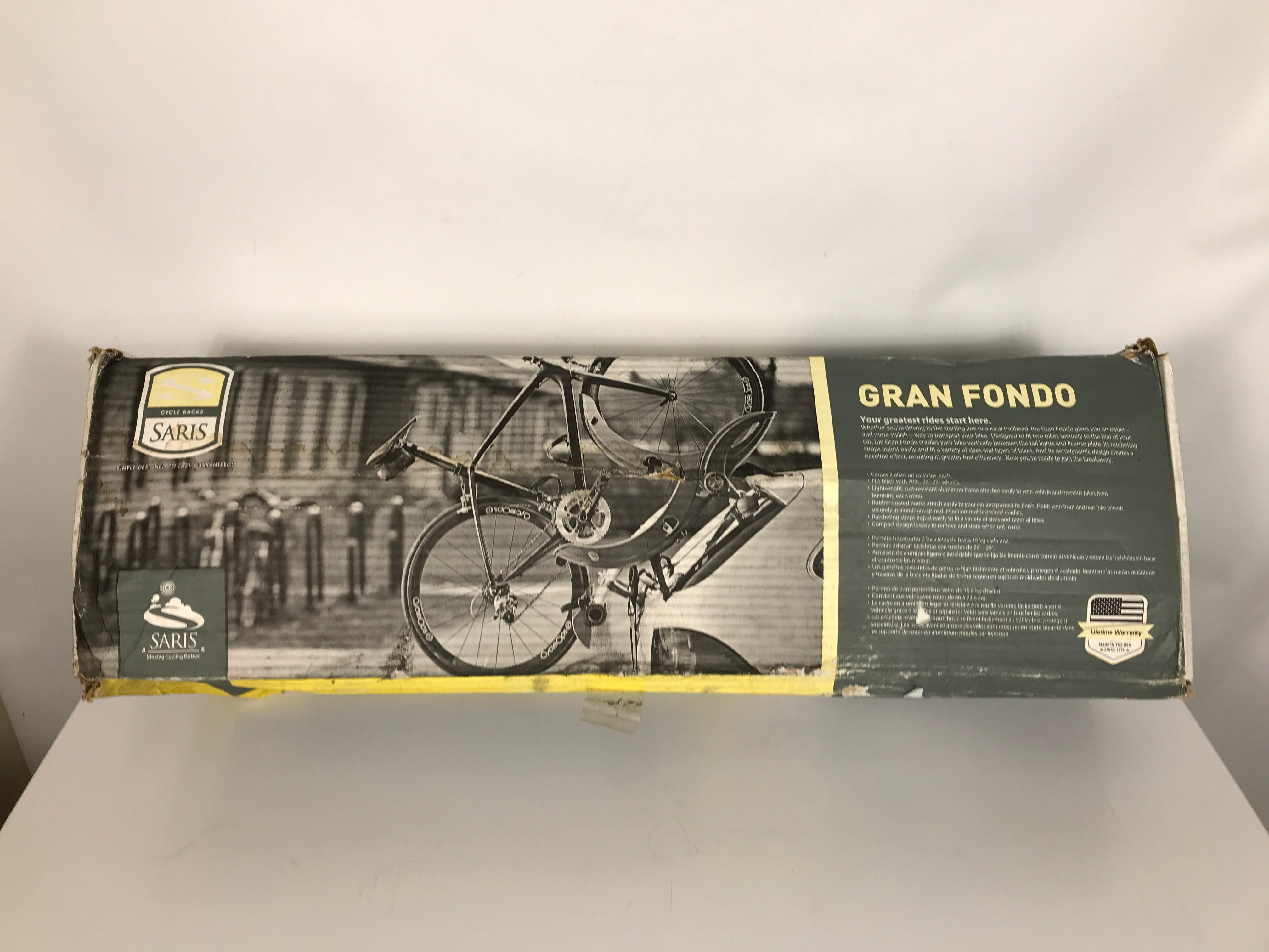 Saris 872 Gran Fondo 2 Bike Car Rack *New in Box*