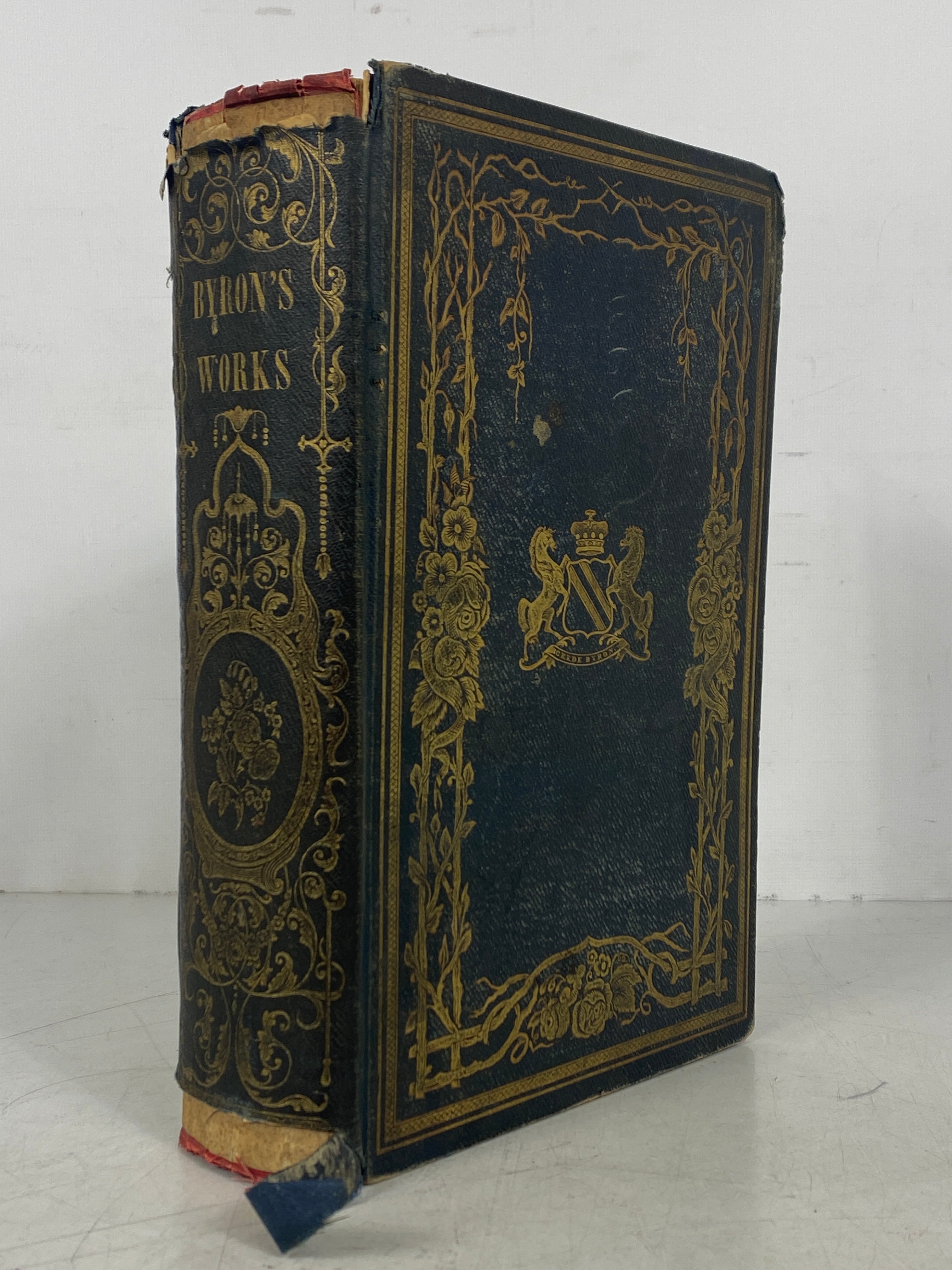 Byron's Works Complete in One Volume 1848 Antique HC