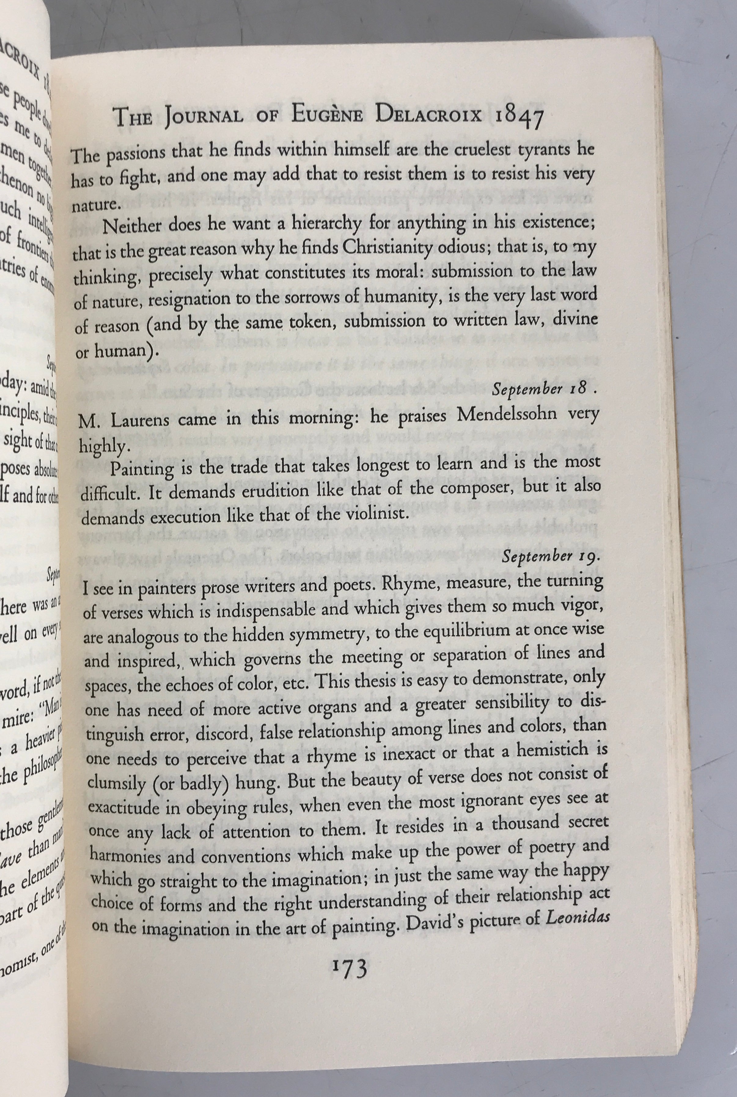 The Journal of Eugene Delacroix Walter Pach Translation 1972 SC