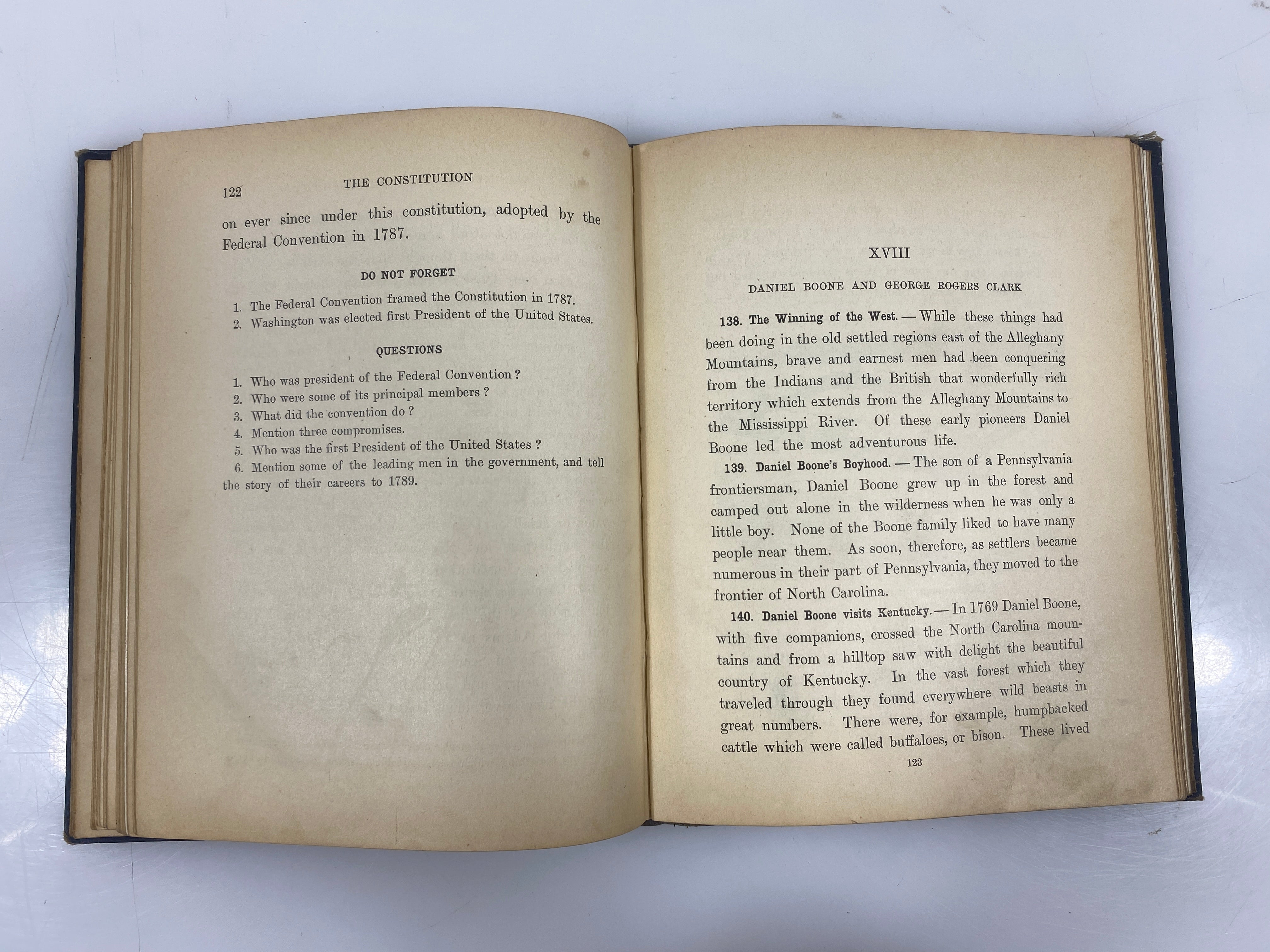 First Lessons in United State History Channing 1912 HC
