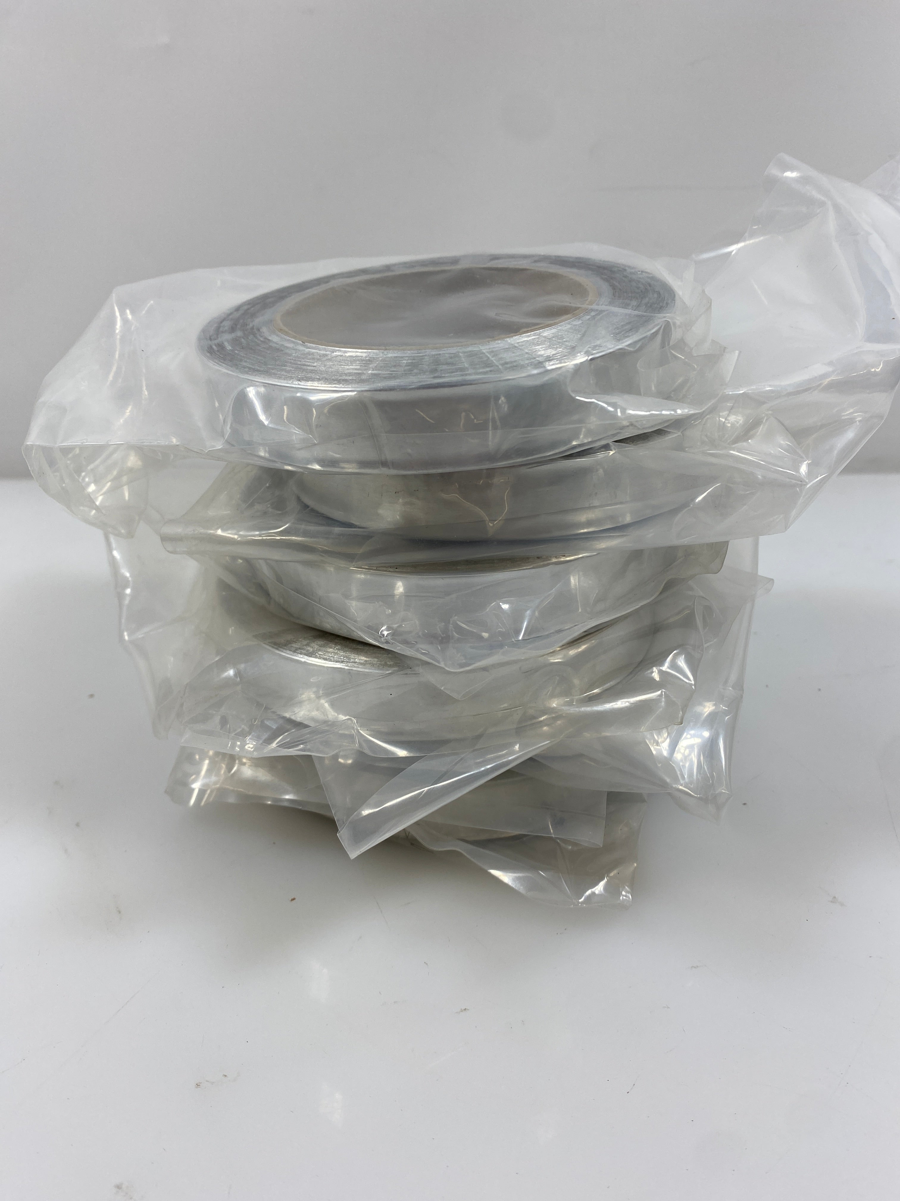 Lot of 6 Silver Metallic 3/4" Tape Rolls