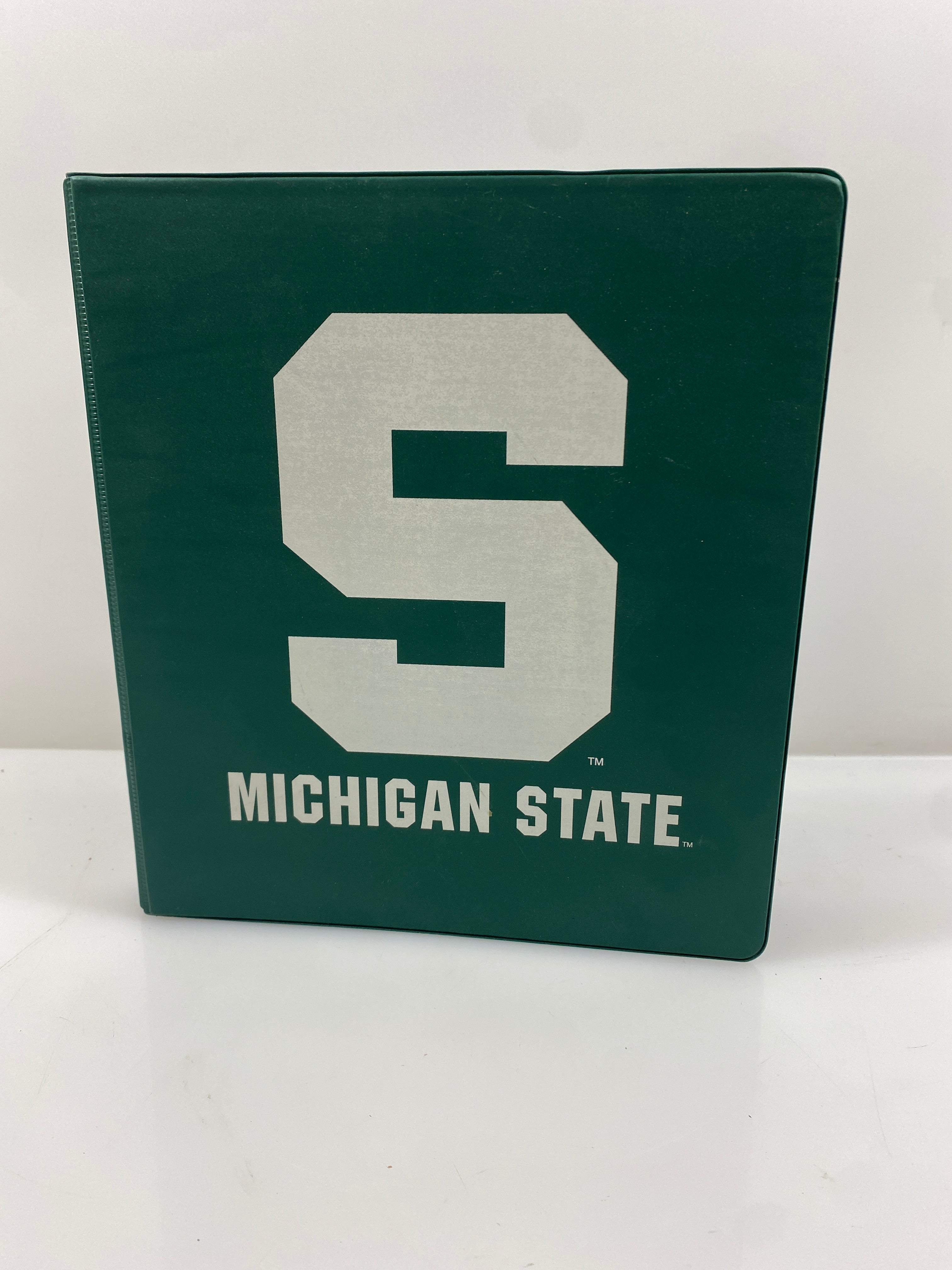 Green Michigan State 3-Ring Binder
