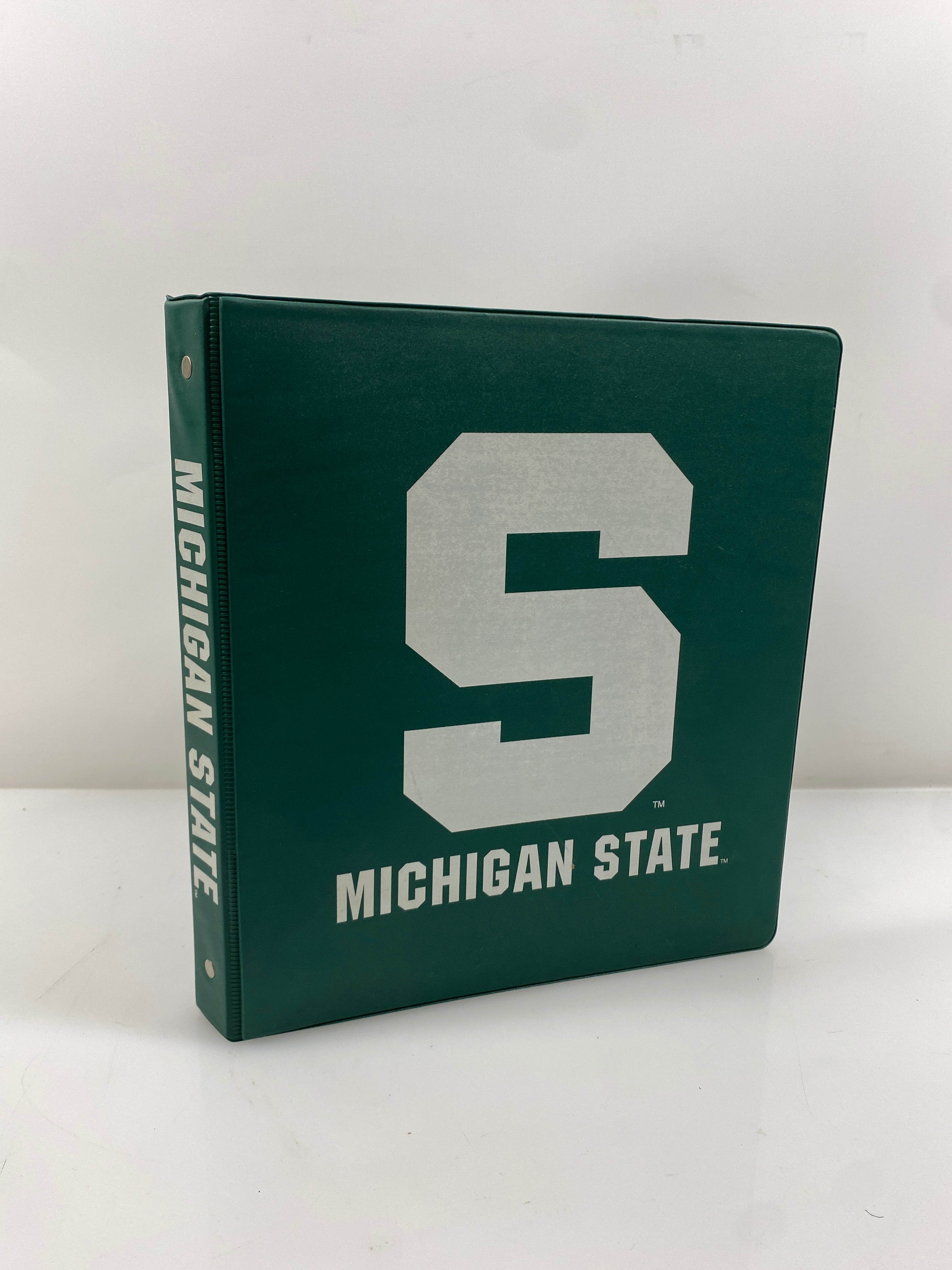 Green Michigan State 3-Ring Binder