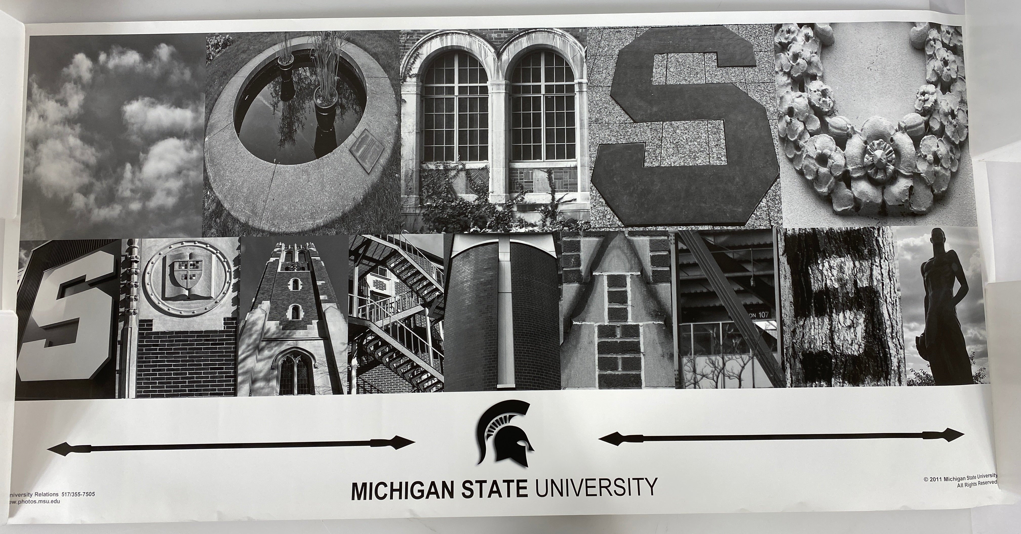 Michigan State University Campus Promotional Poster 2011