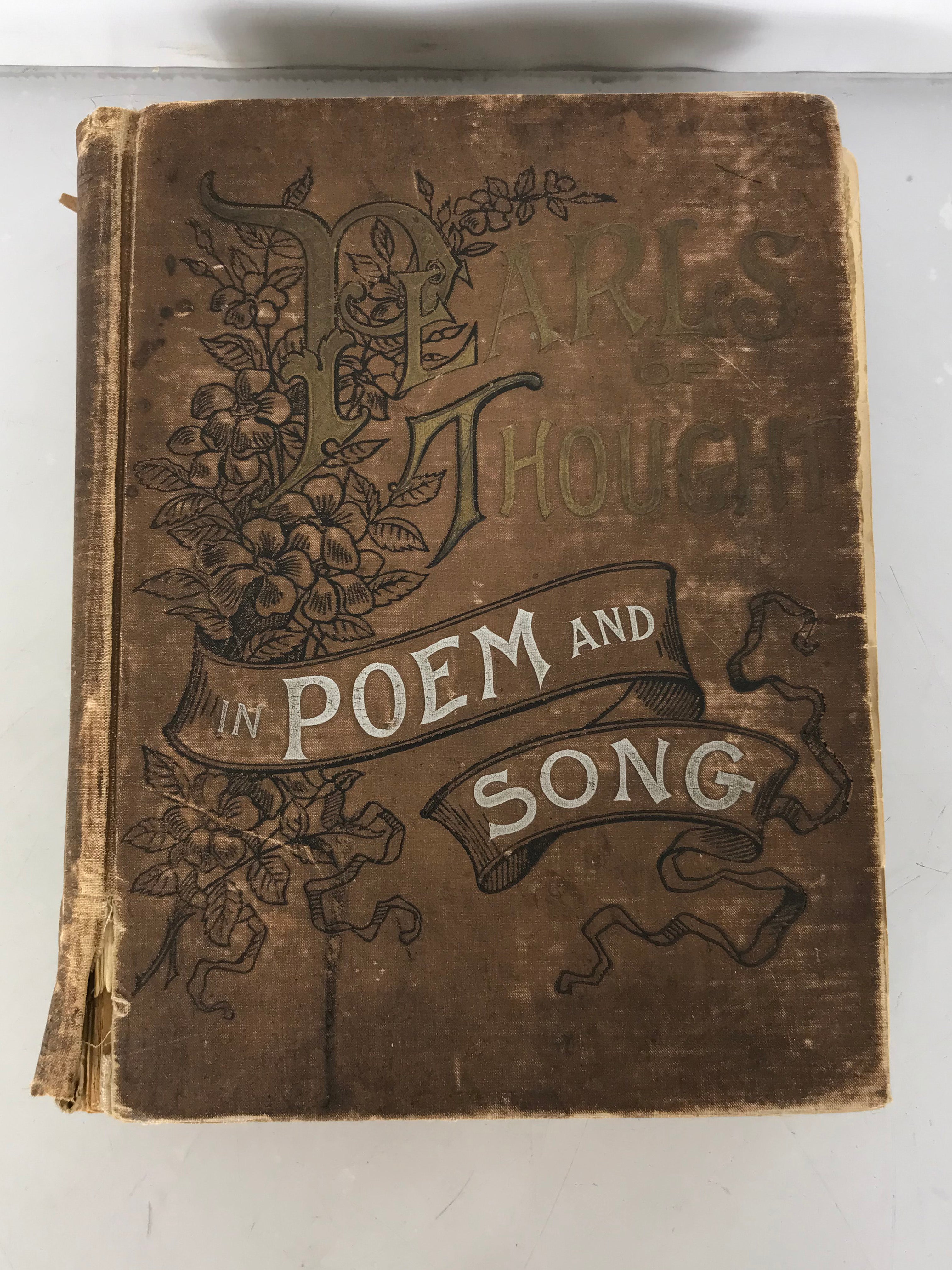 Pearls of Thought in Poem and Song 1892 HC