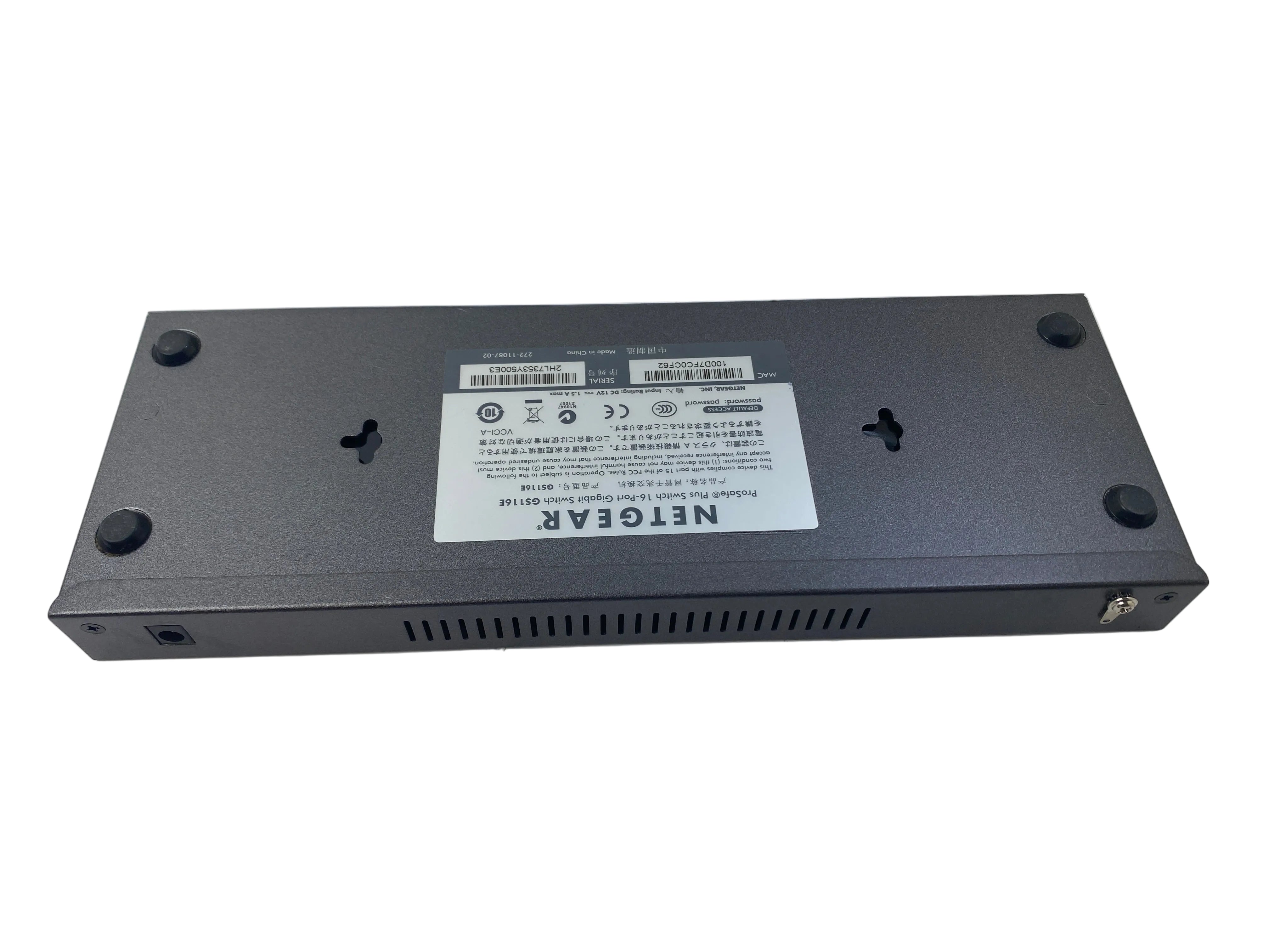 Netgear Prosafe Plus Switch  GS116E 16-Port Gigabit Switch *No PS*