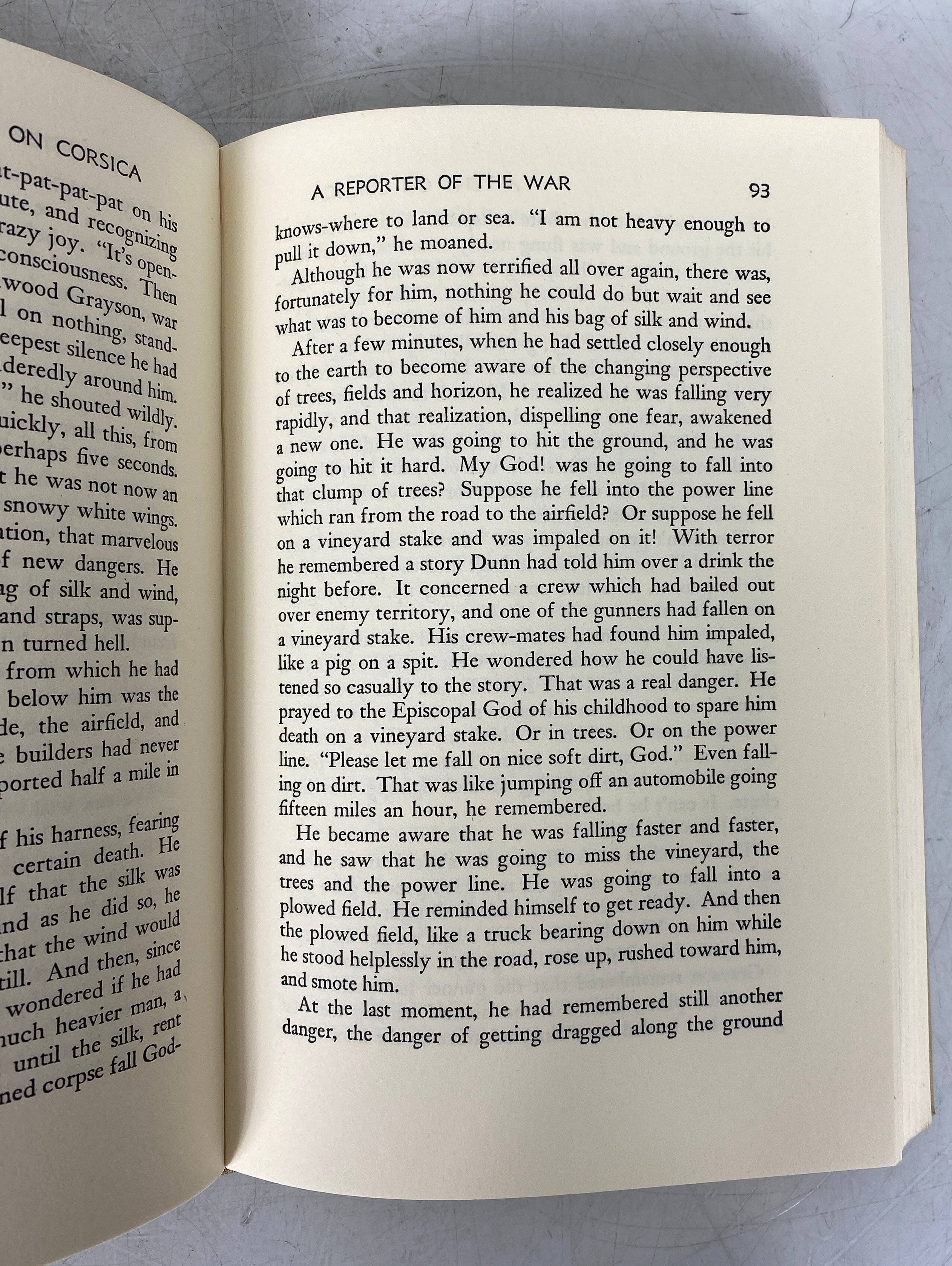 A Tent on Corsica by Martin Quigley 1949 First Edition Vintage HC