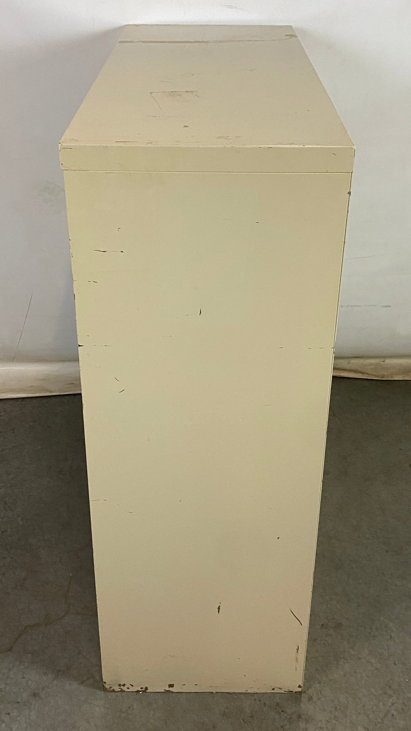 Beige 3 Tier Metal Shelf