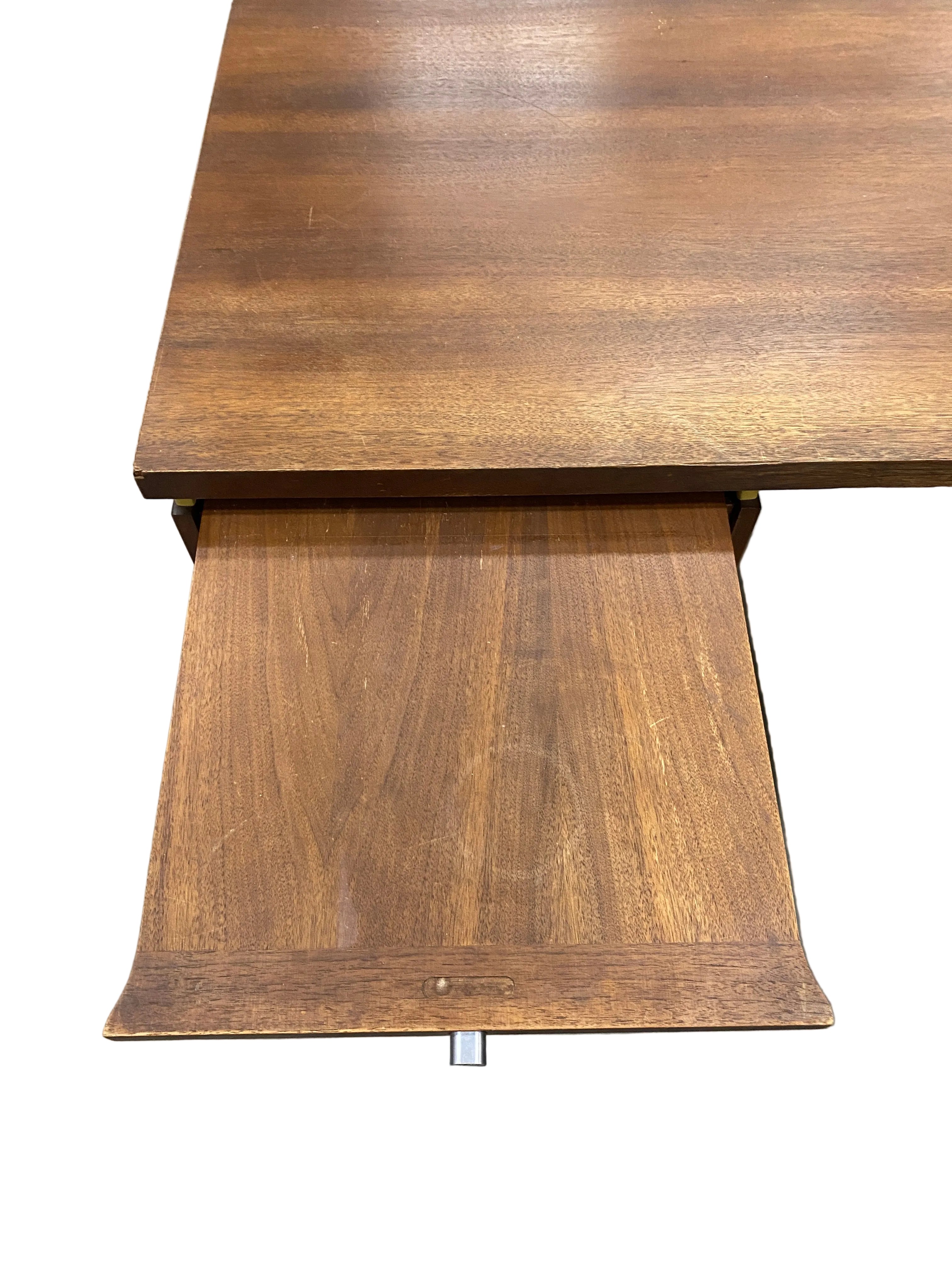 Leopold Mid-Century Walnut Executive Desk #1