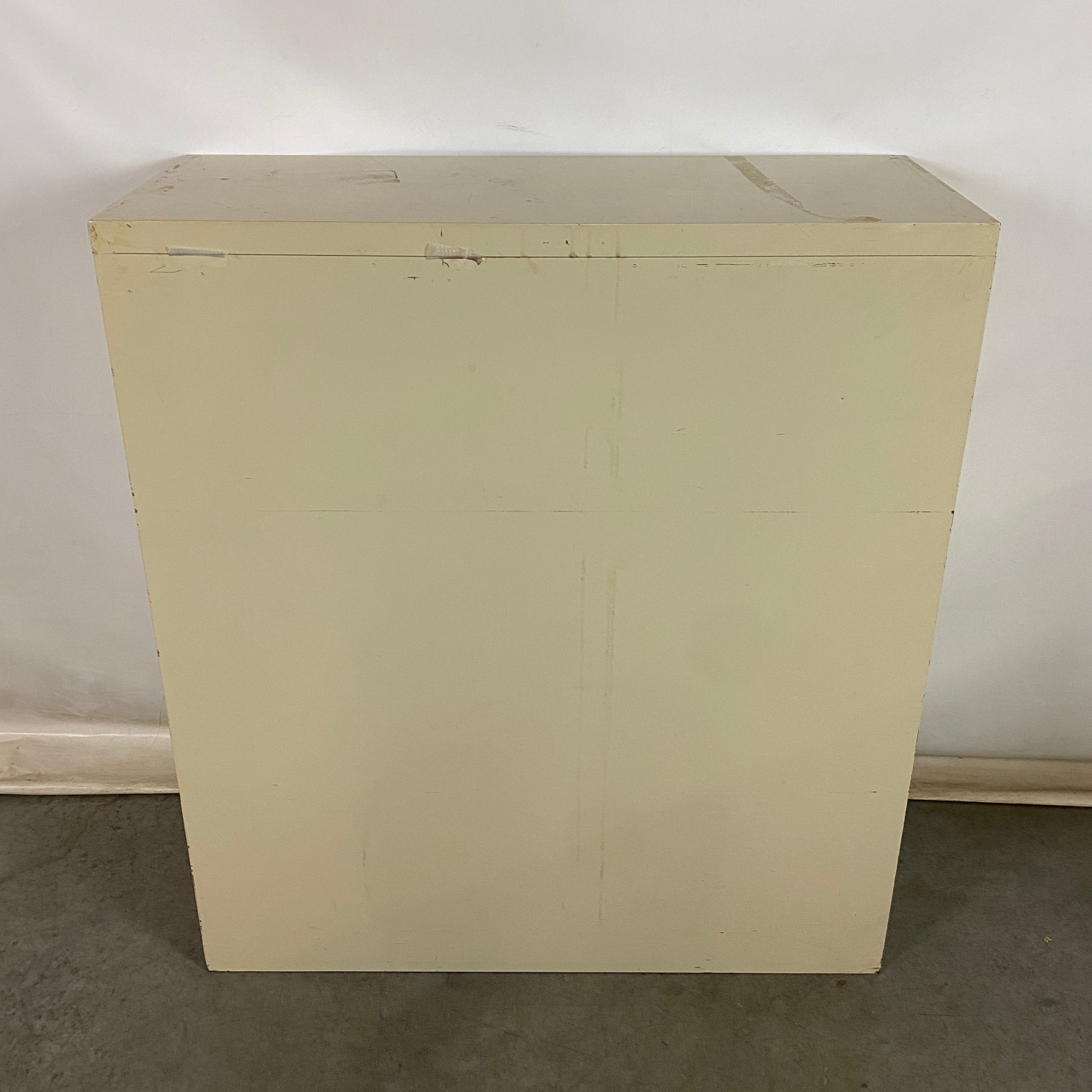 Beige 3 Tier Metal Shelf
