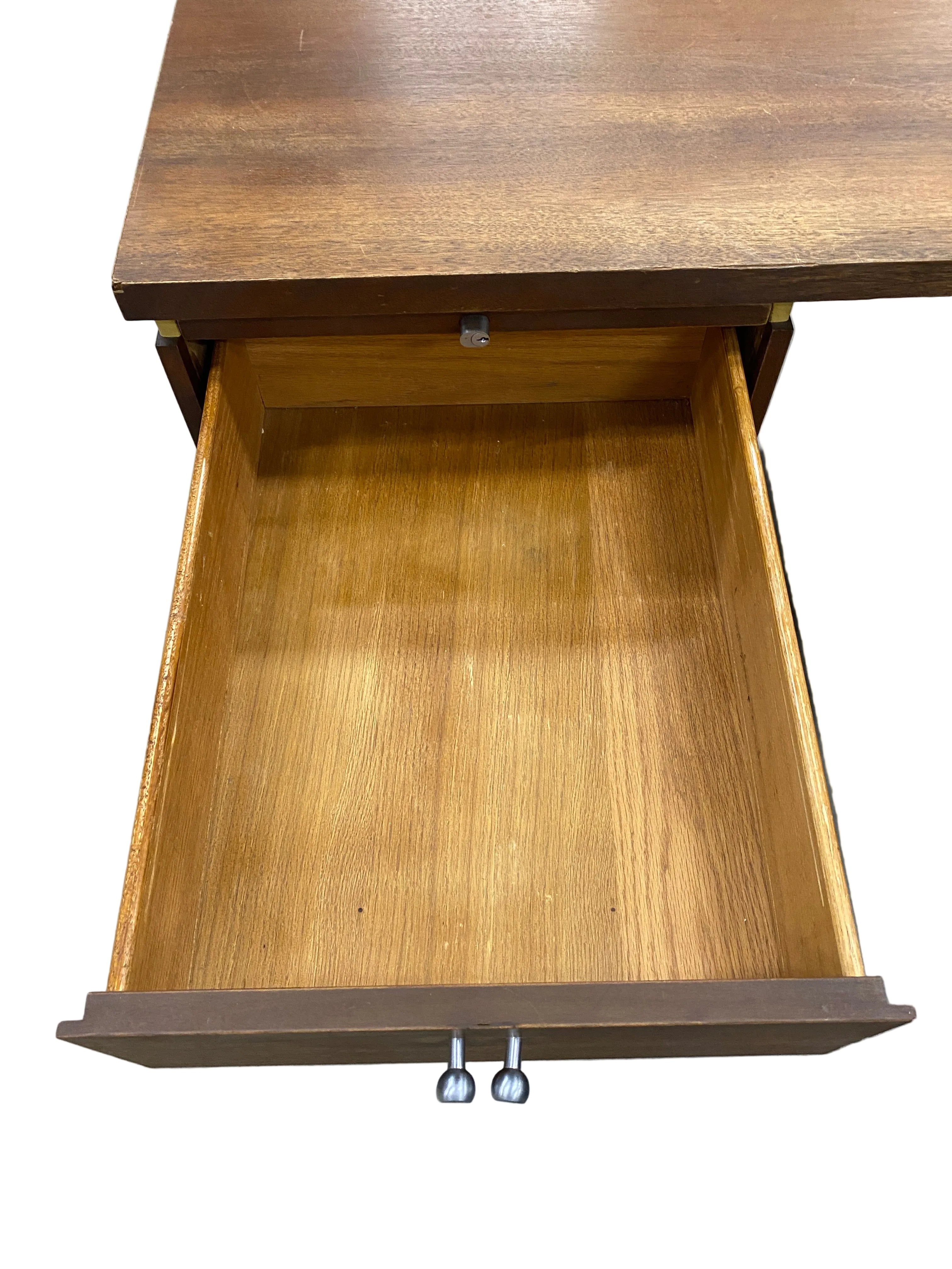 Leopold Mid-Century Walnut Executive Desk #1