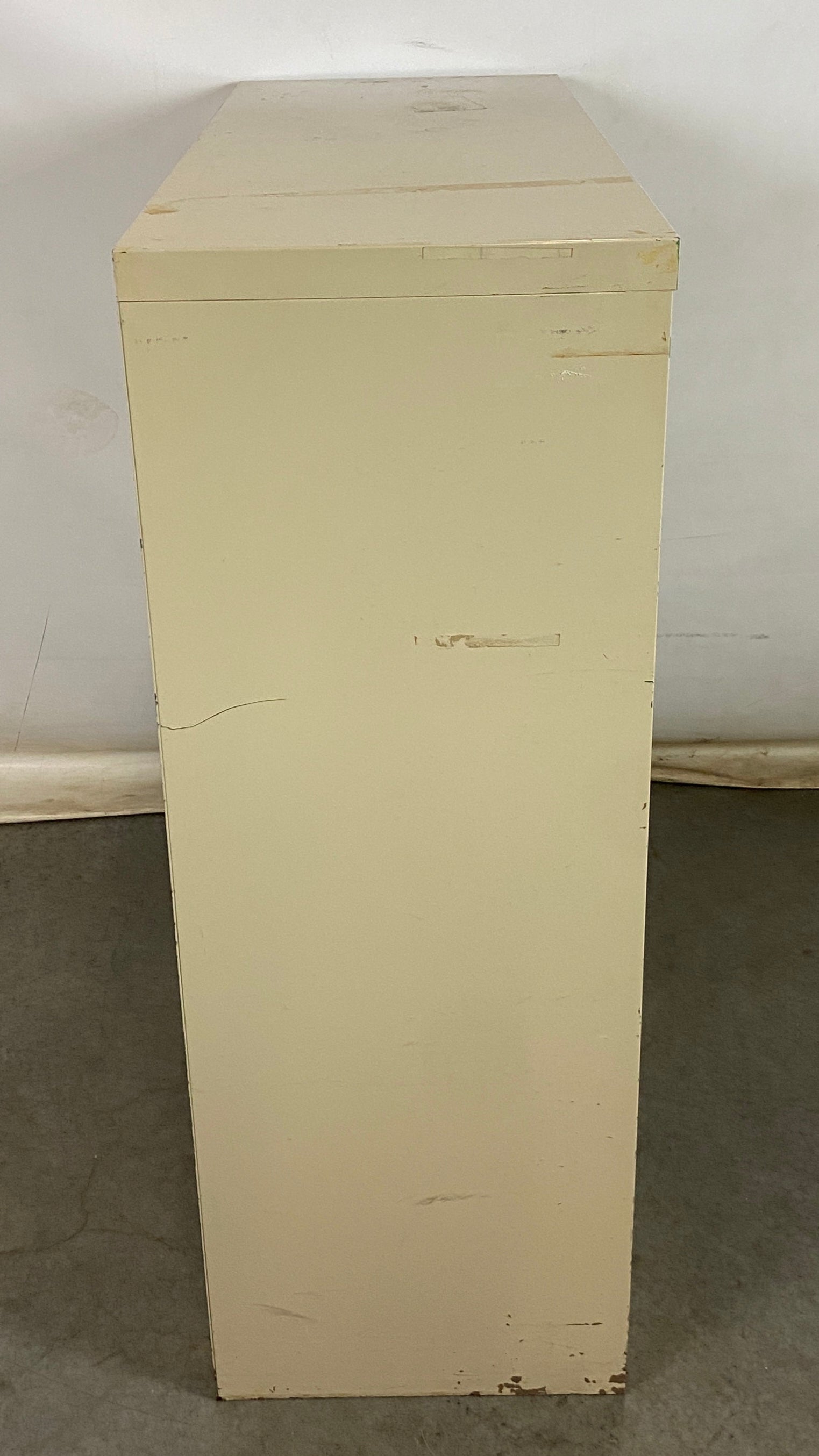 Beige 3 Tier Metal Shelf