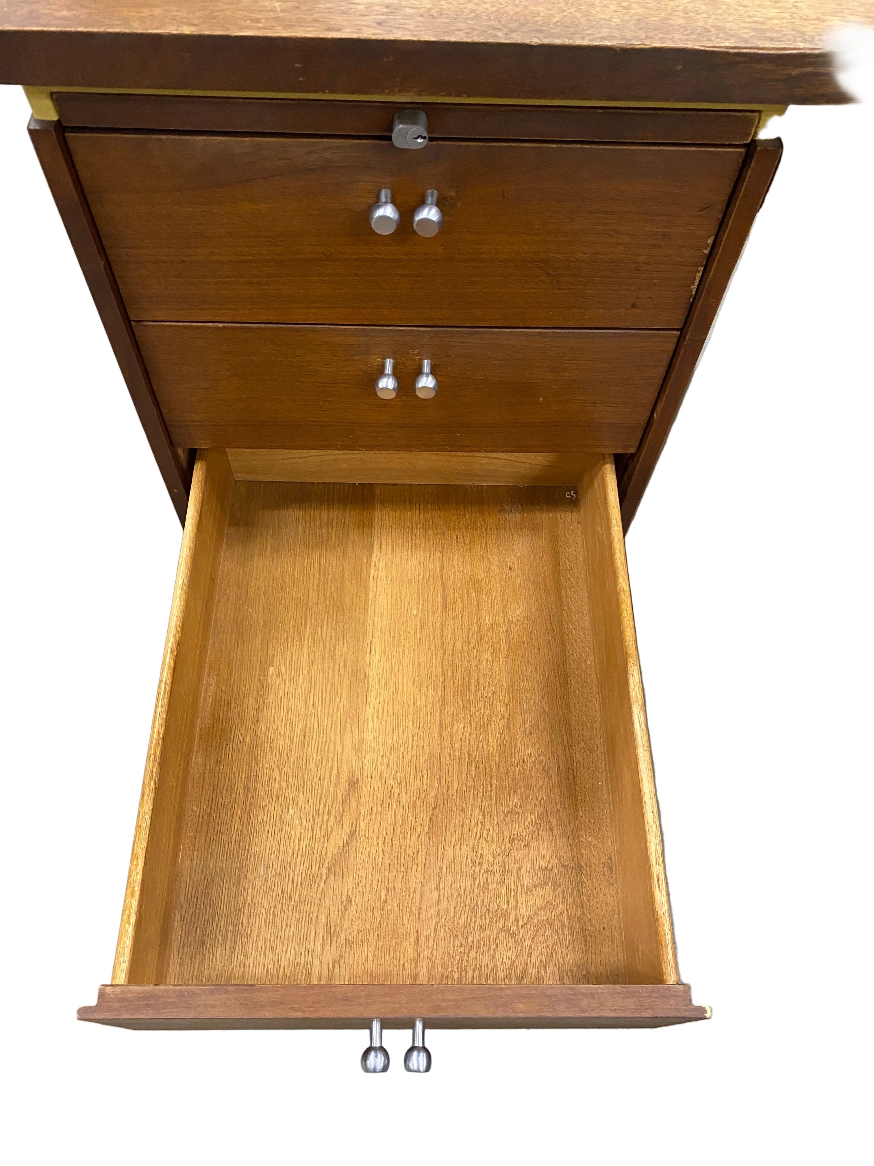 Leopold Mid-Century Walnut Executive Desk #1