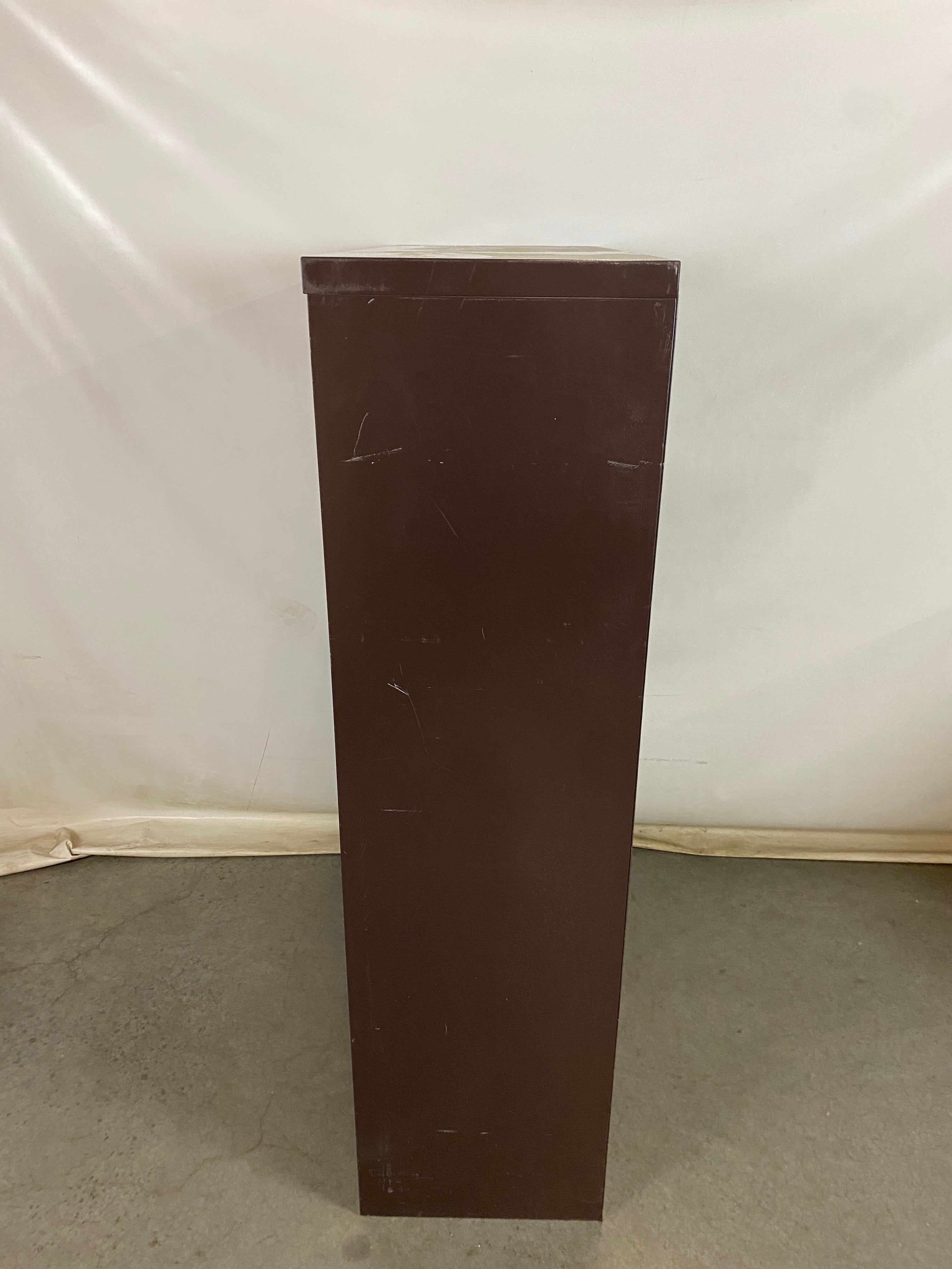 Brown 3 Tier Metal Shelf
