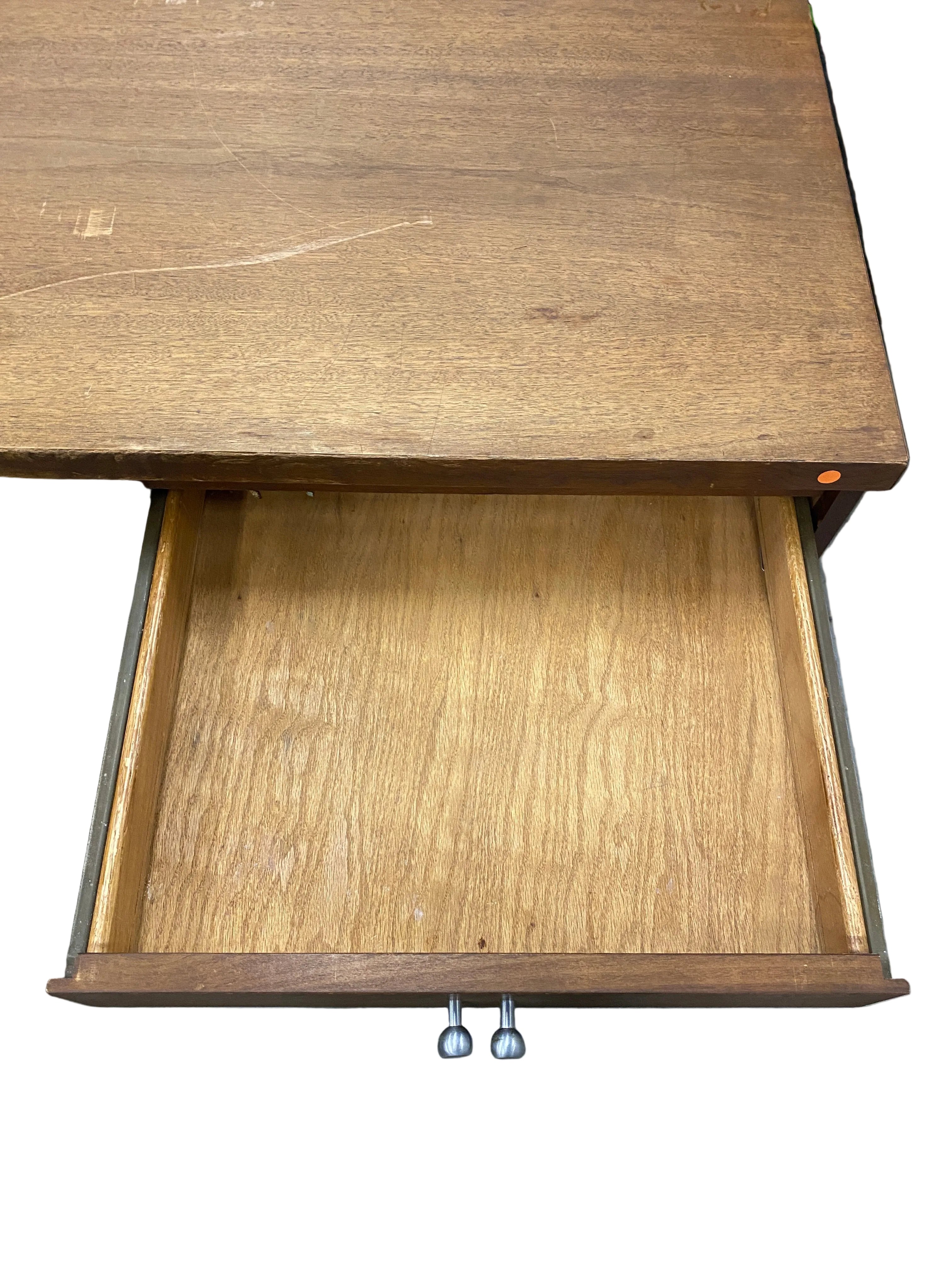 Leopold Mid-Century Walnut Executive Desk #1