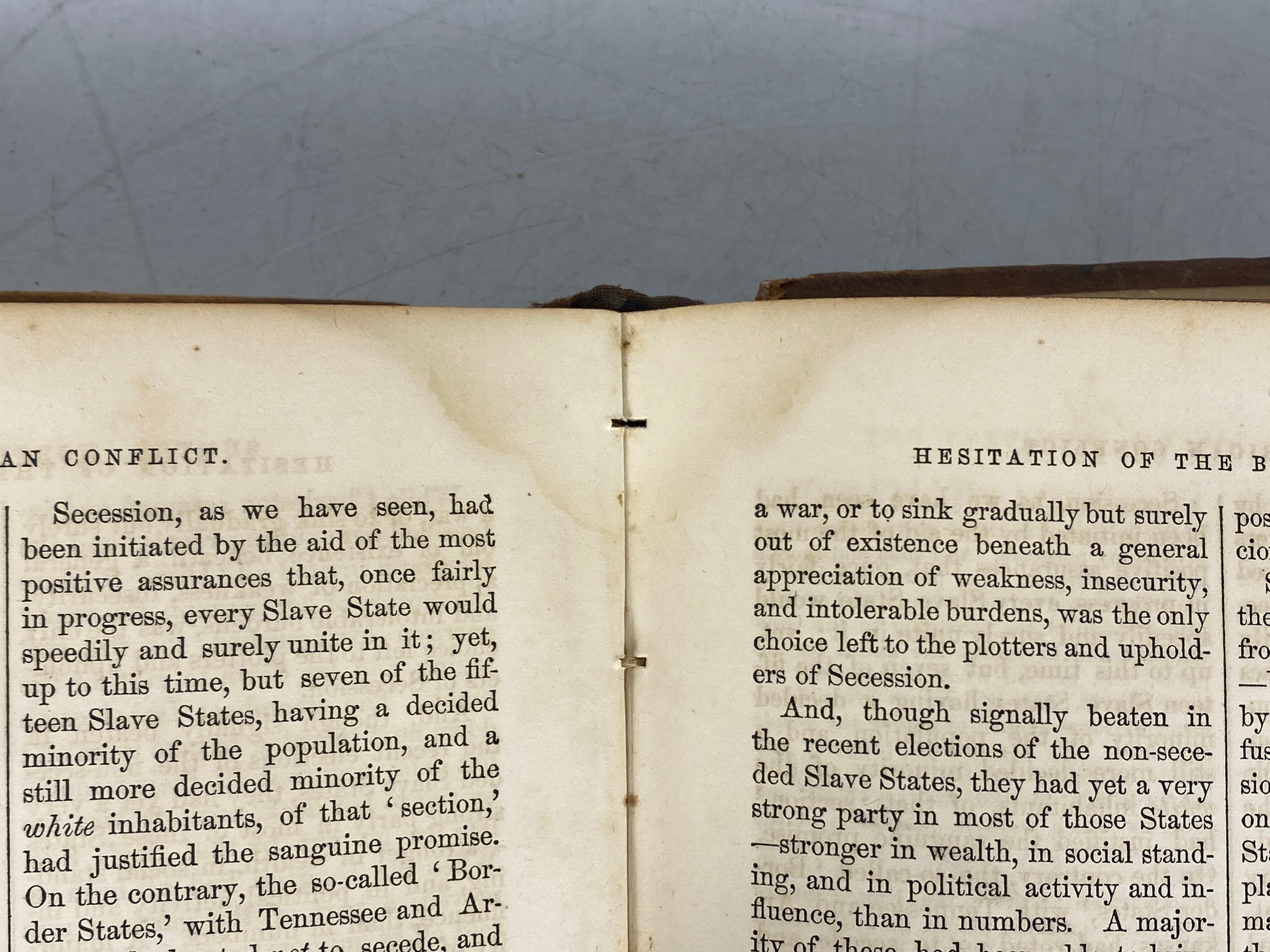 The American Conflict History of the Great Rebellion Vol 1 1866 Antique Leather