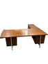 Leopold Mid-Century Walnut Executive Desk #2