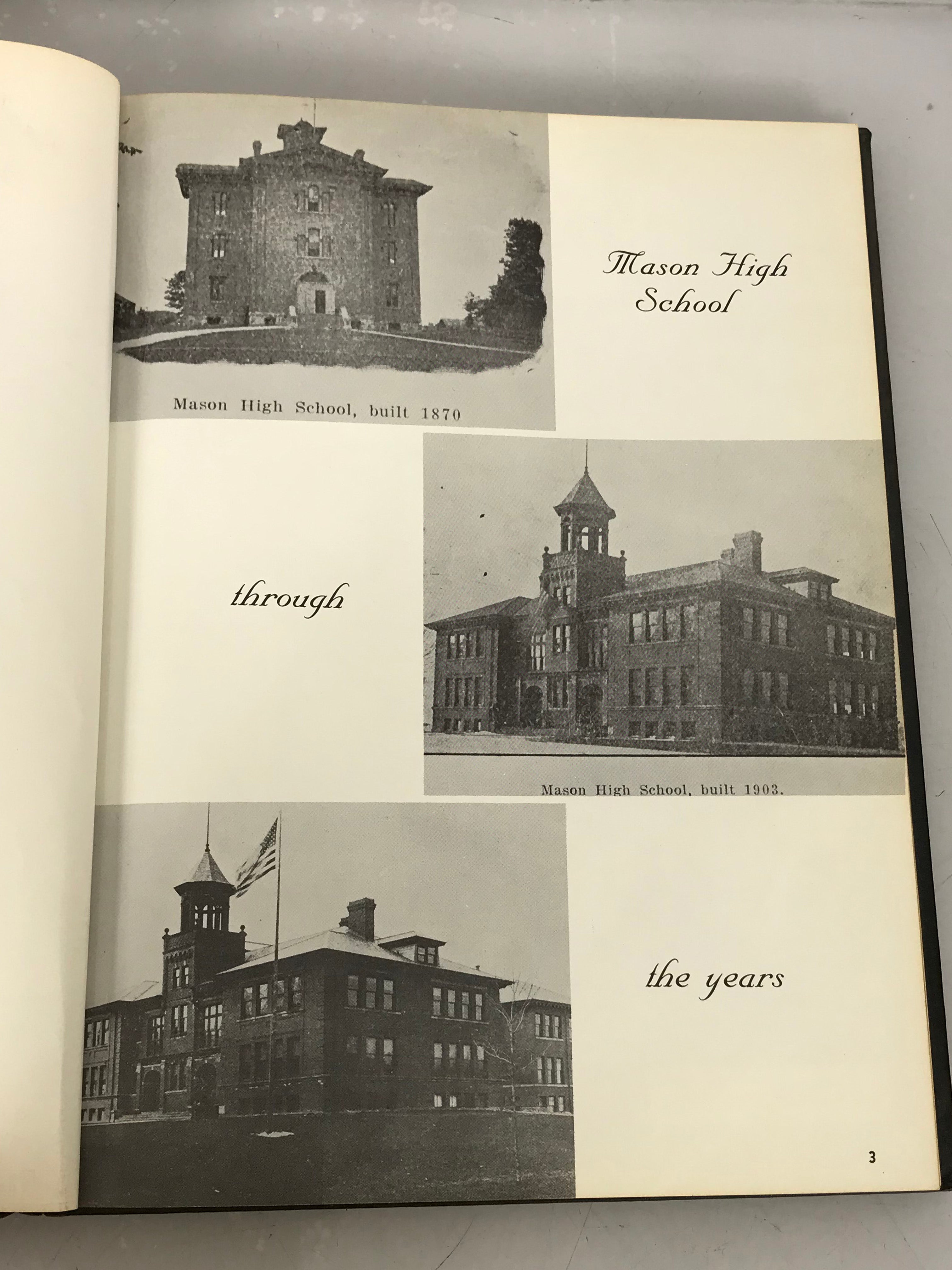 1960 Mason High School Yearbook Mason Michigan