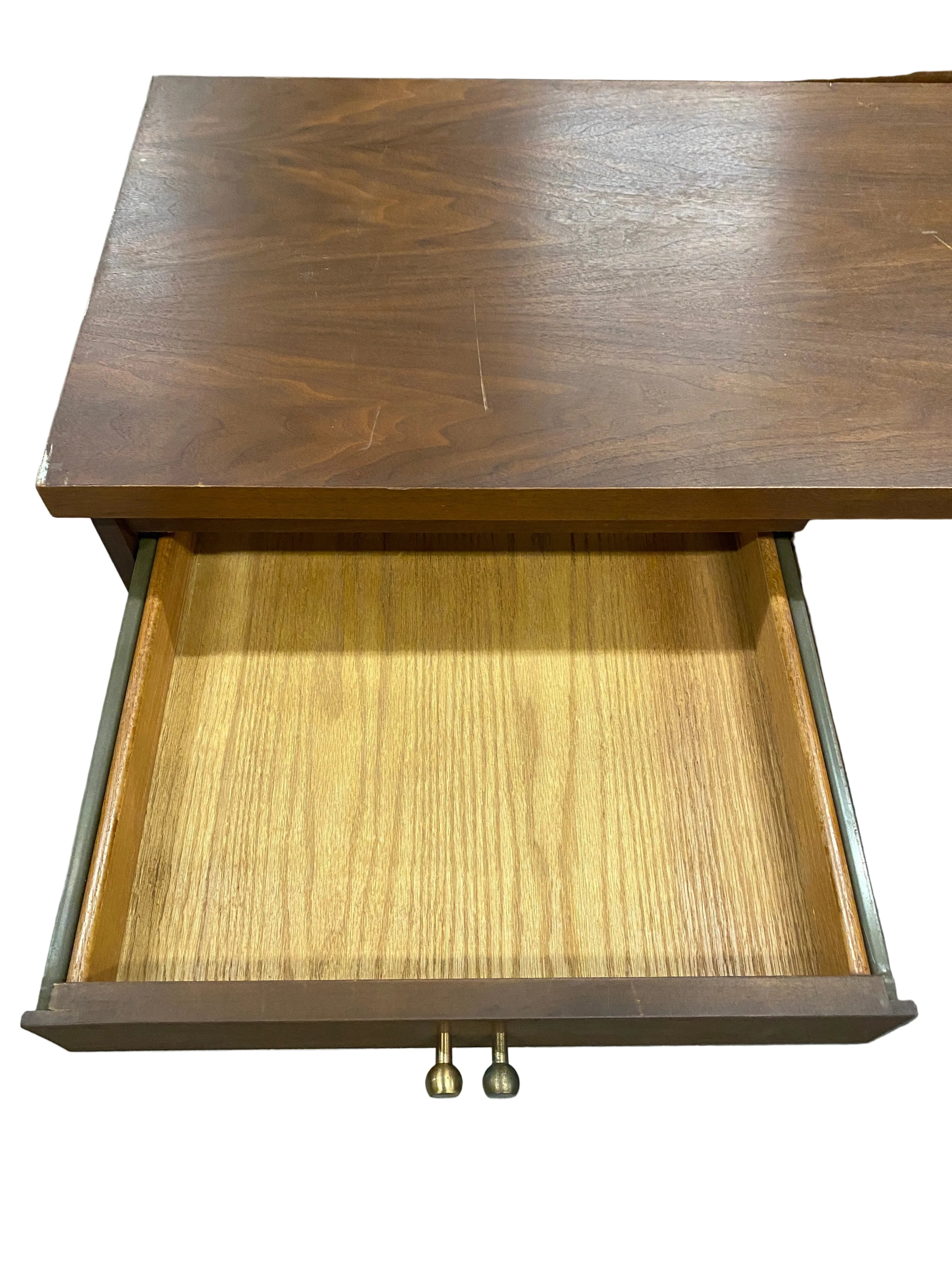 Leopold Mid-Century Walnut Executive Desk #2
