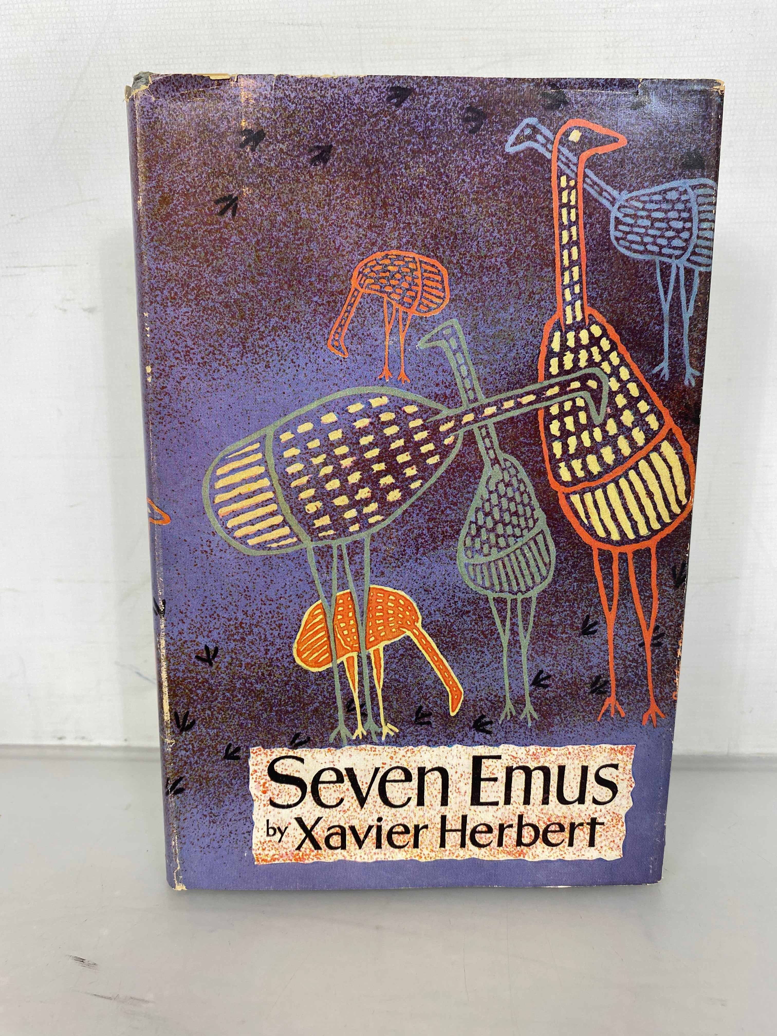 Seven Emus by Xavier Herbert First Edition 1959 HC DJ