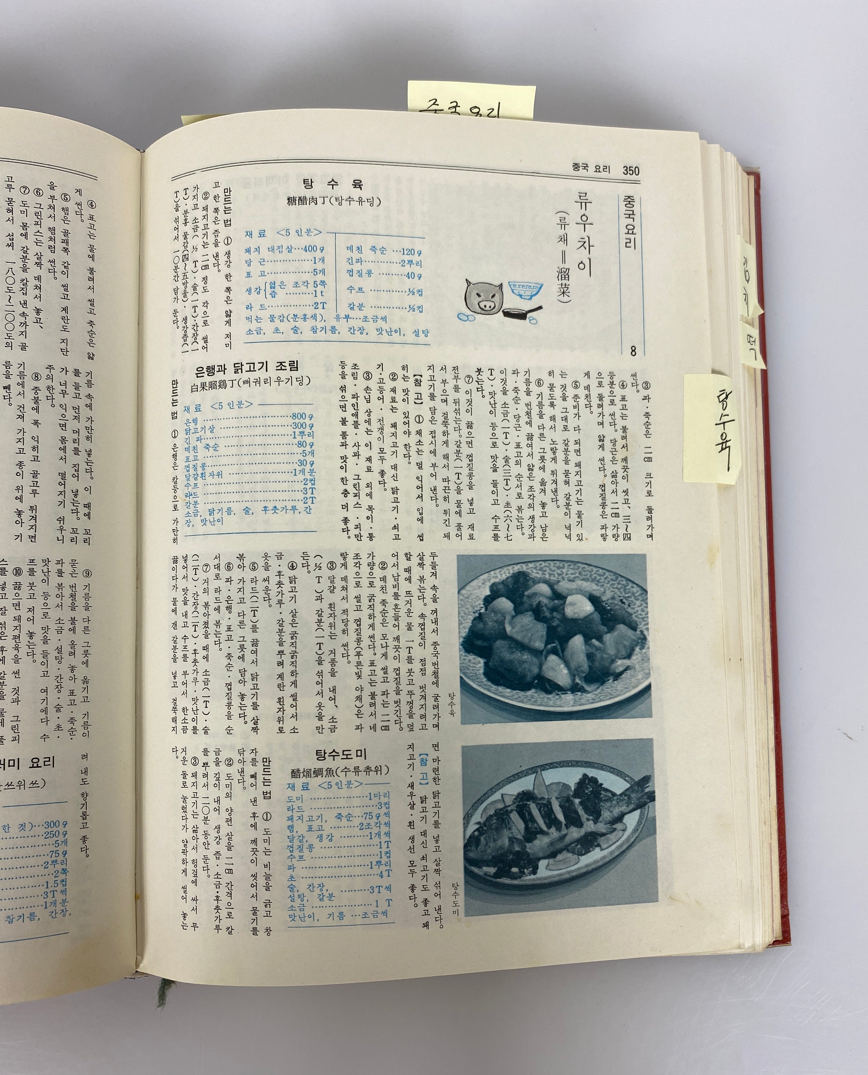 Vintage Korean Language Cookbook 1968 (New Home Encyclopedia) HC in Slipcase
