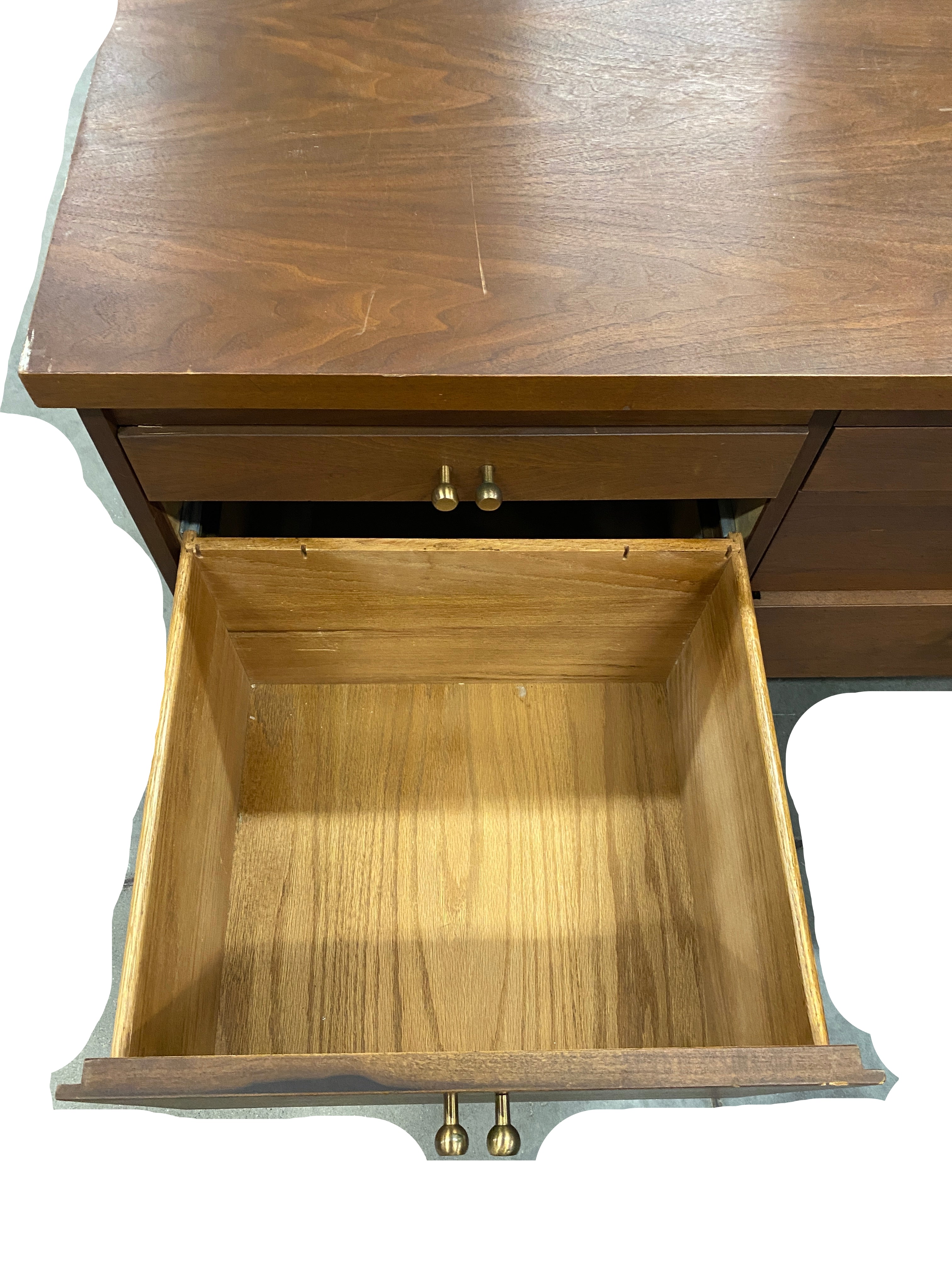 Leopold Mid-Century Walnut Executive Desk #2