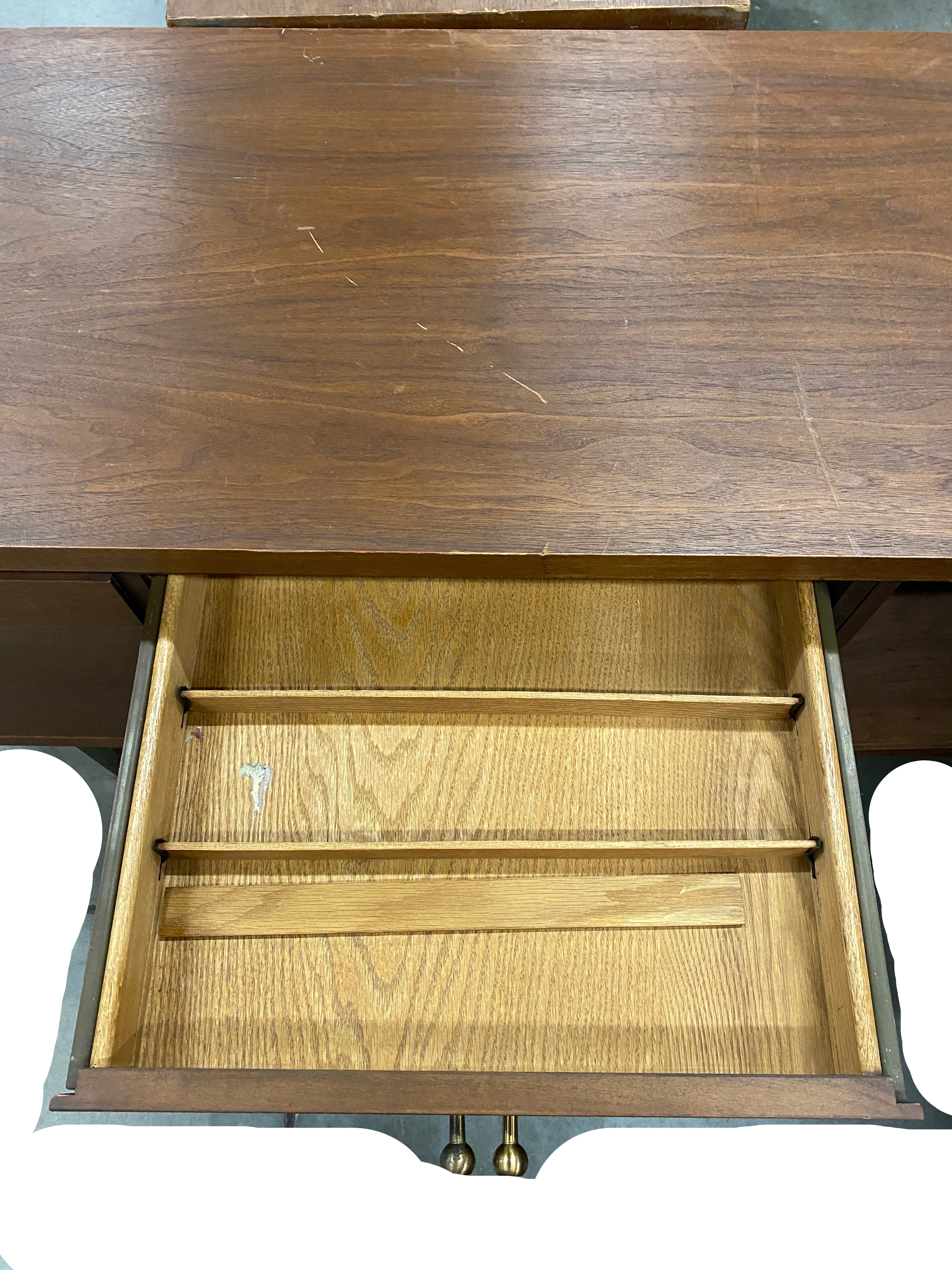 Leopold Mid-Century Walnut Executive Desk #2
