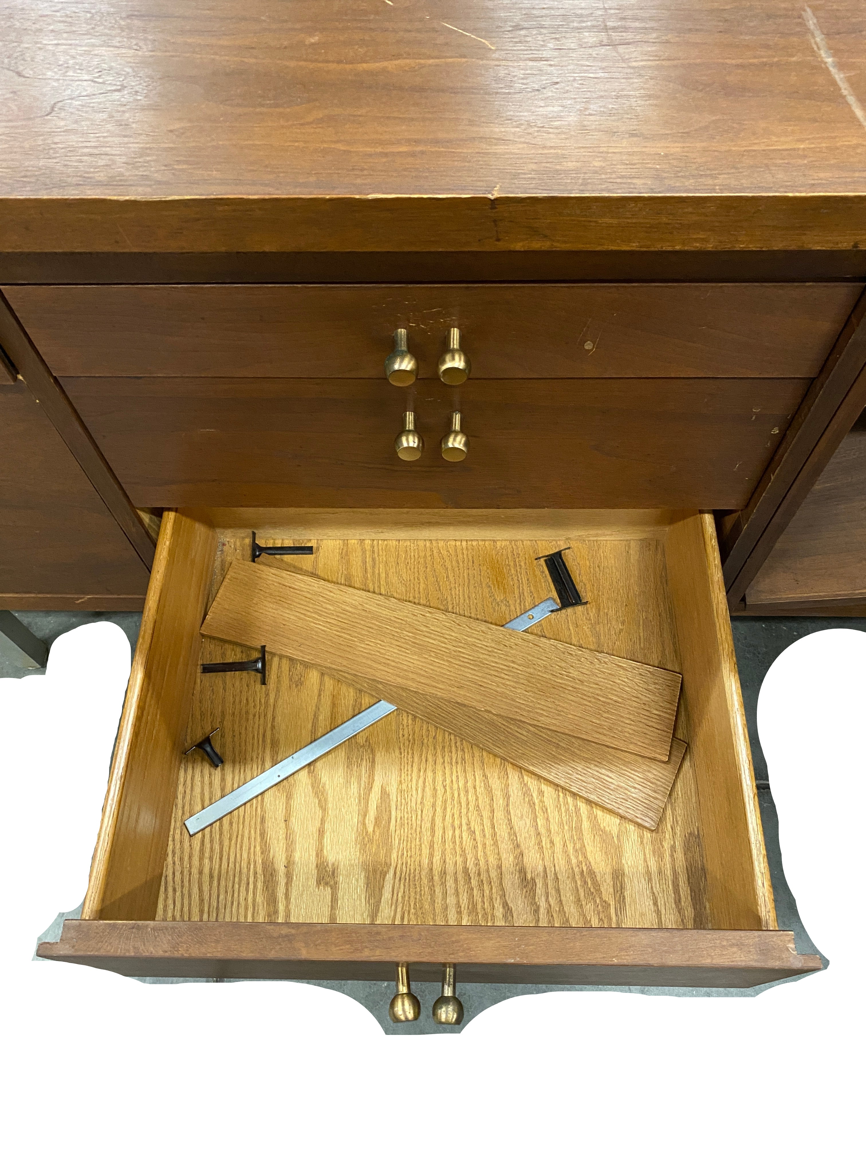 Leopold Mid-Century Walnut Executive Desk #2