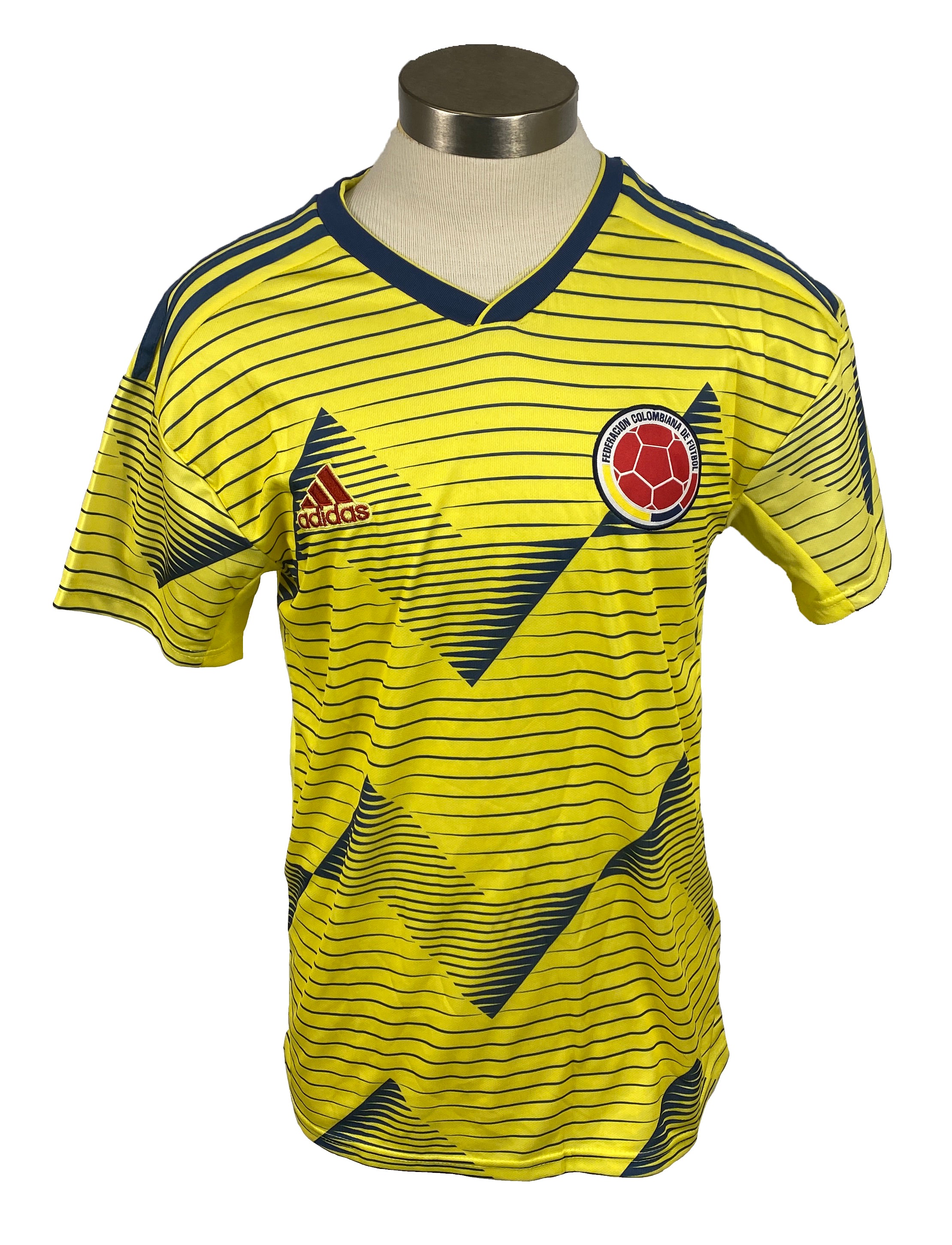 Adidas 2019 Yellow Columbia National Team Jersey Men's Size Medium