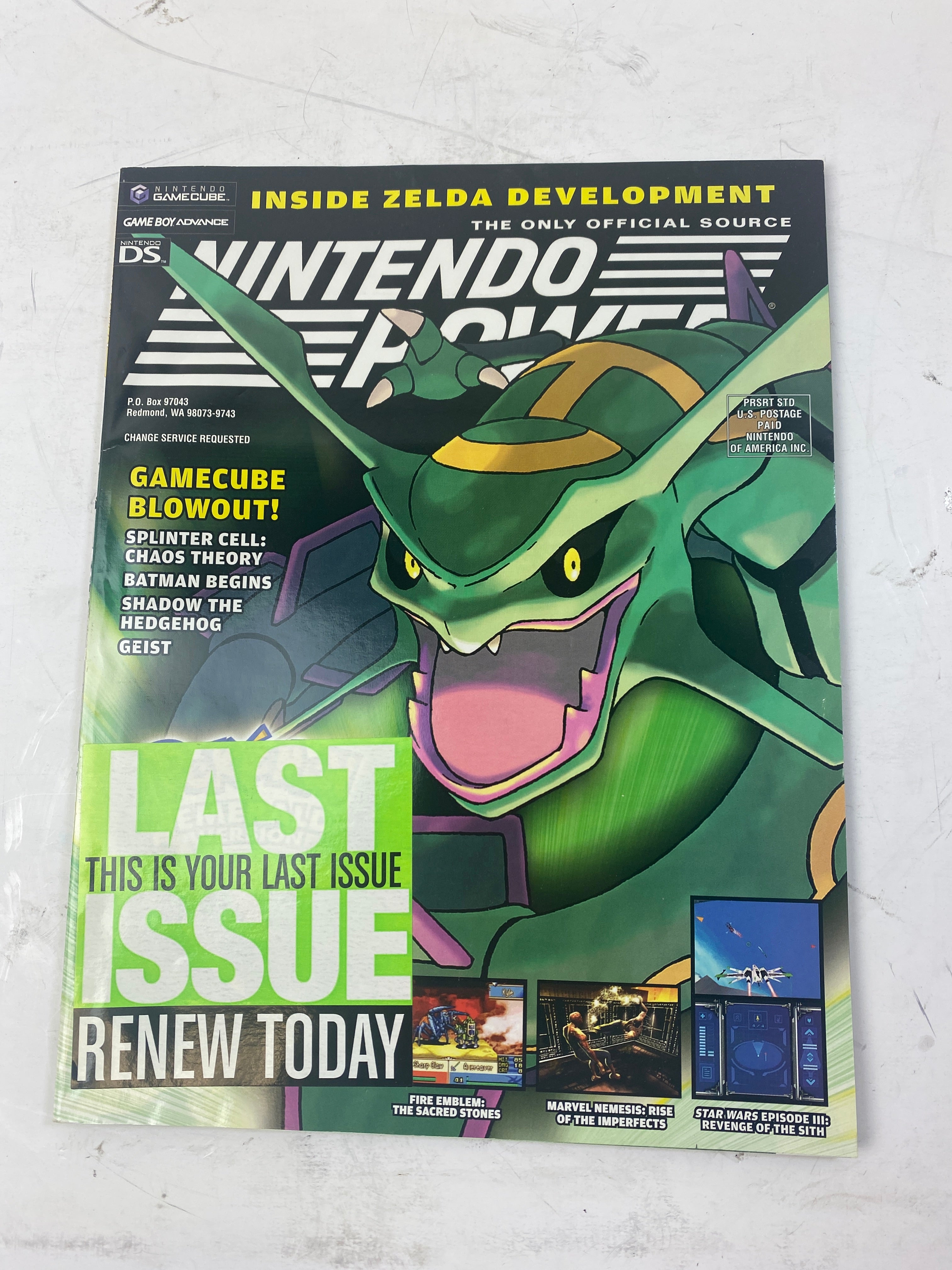 Nintendo Power Magazine Vol 192 June 2005 w/ poster