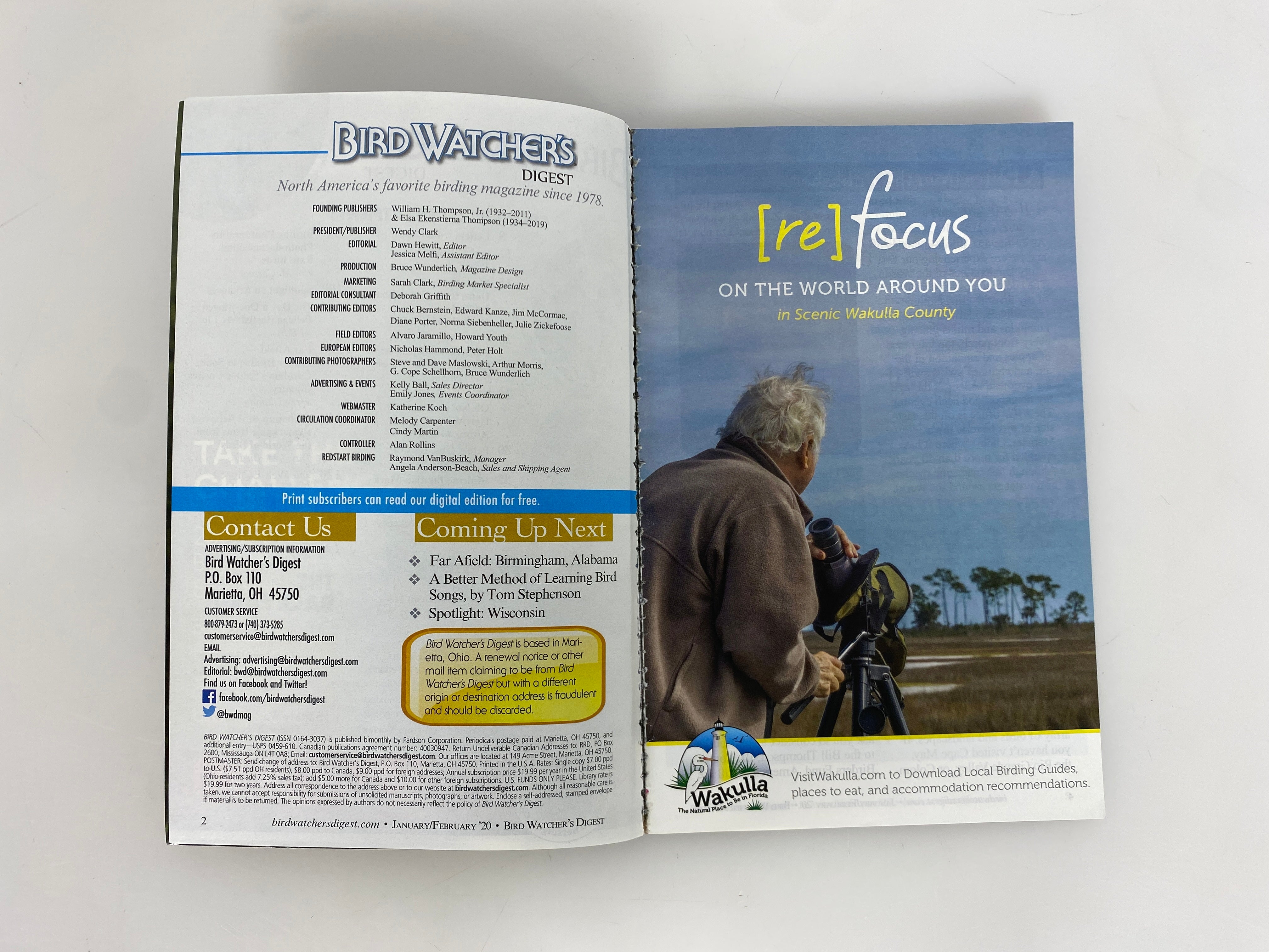 Lot of 11: Bird Watcher's Digest 2019-2021