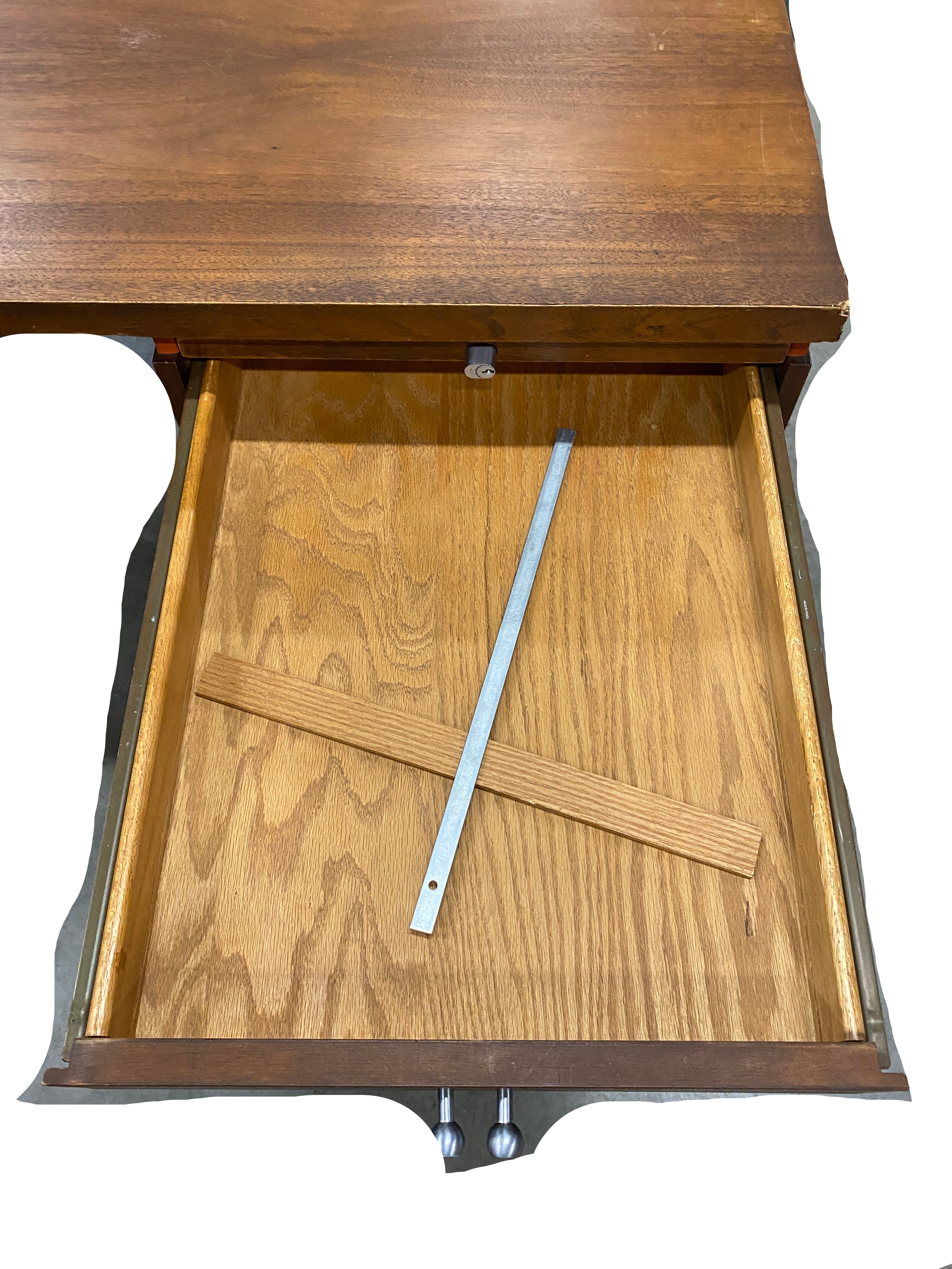 Leopold Mid-Century Walnut Executive Desk #3