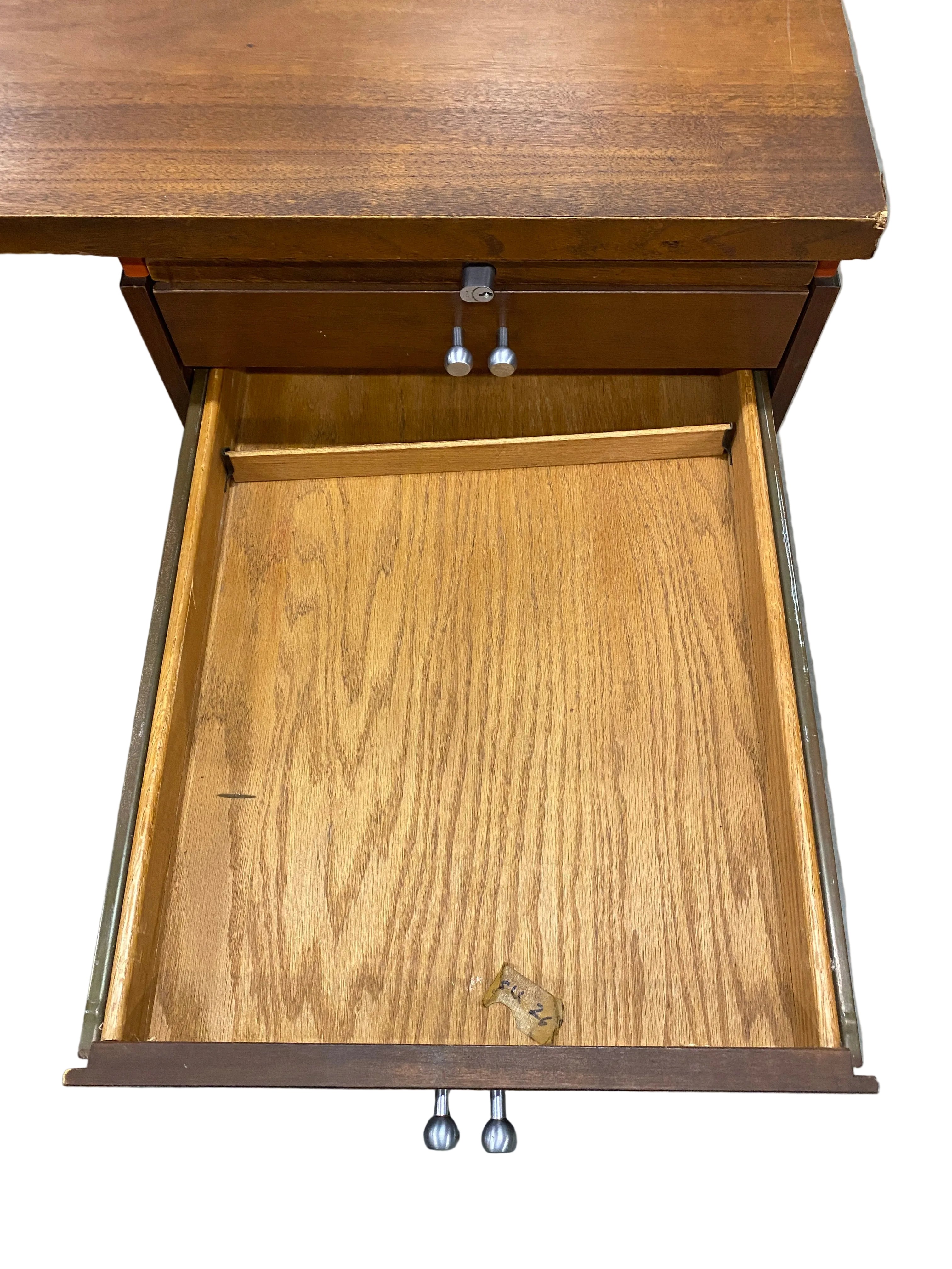 Leopold Mid-Century Walnut Executive Desk #3