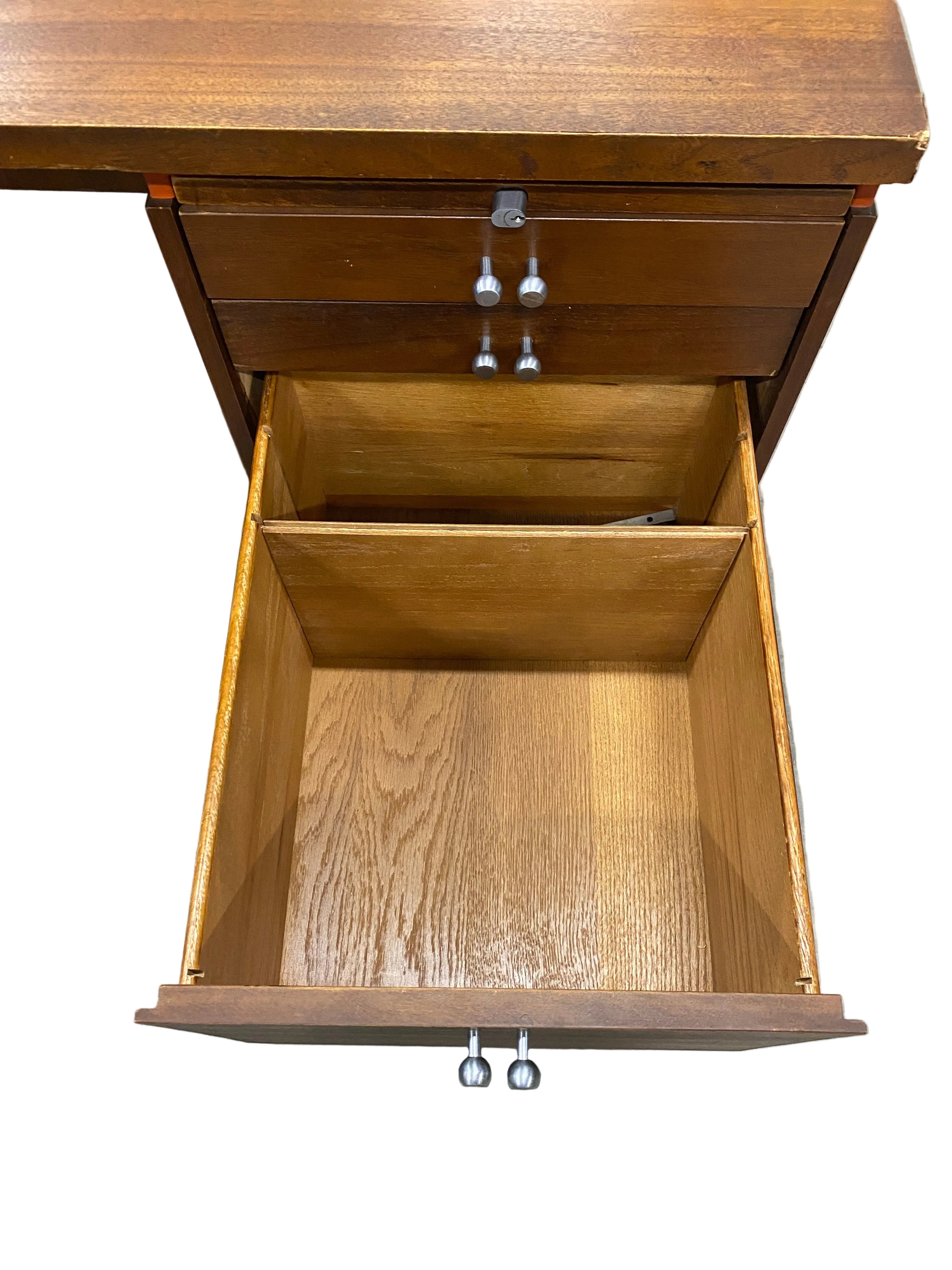 Leopold Mid-Century Walnut Executive Desk #3