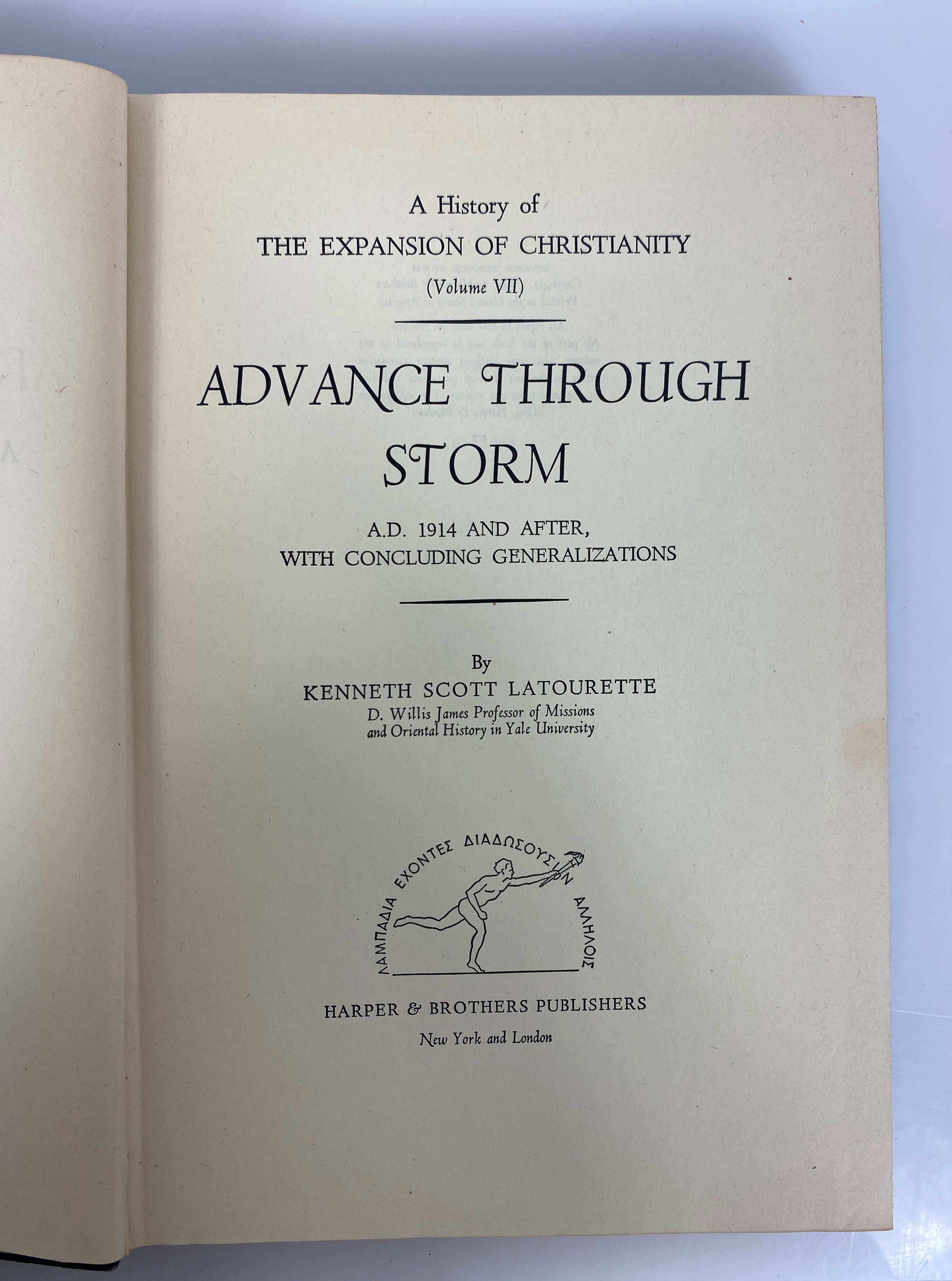 3 Vols: A History of the Expansion of Christianity by Latourette (1,2,7) HC