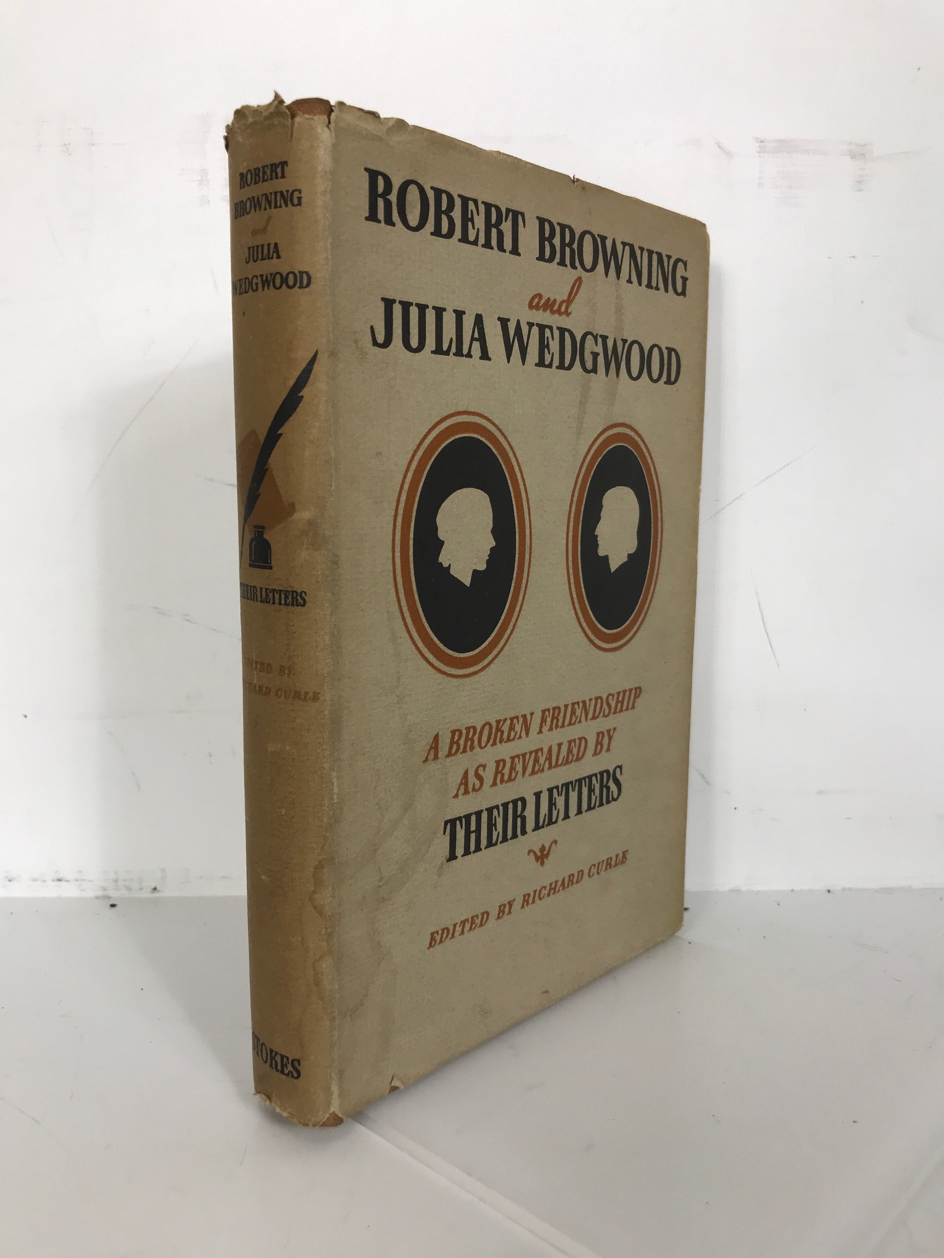 Robert Browning & Julia Wedgwood Their Letters 1937 HC DJ