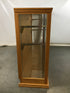 Wooden Display Case with Sliding Glass Doors