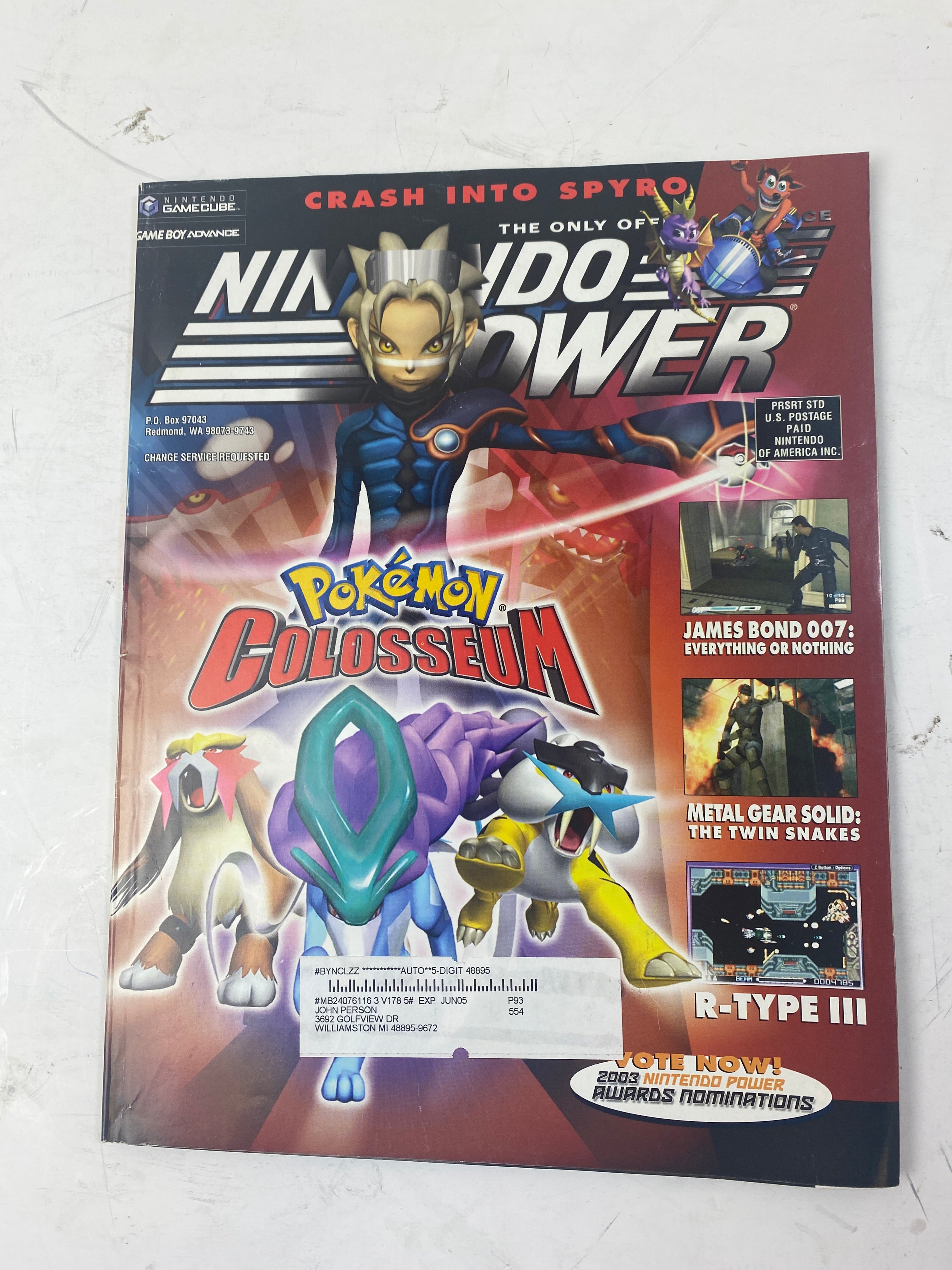 Nintendo Power Magazine Vol 178 April 2004 w/ poster