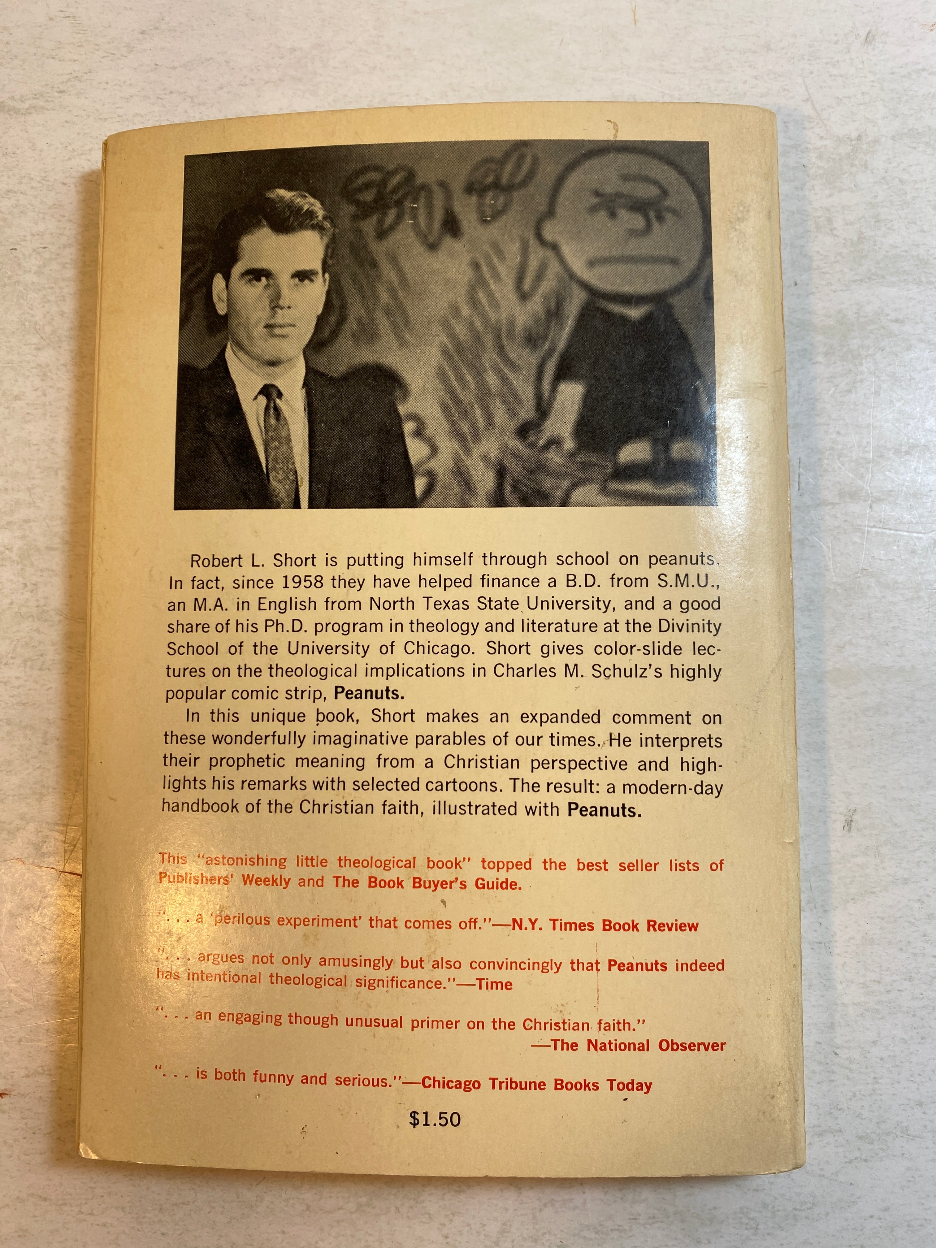 The Gospel According to Peanuts Robert Short SC 1967