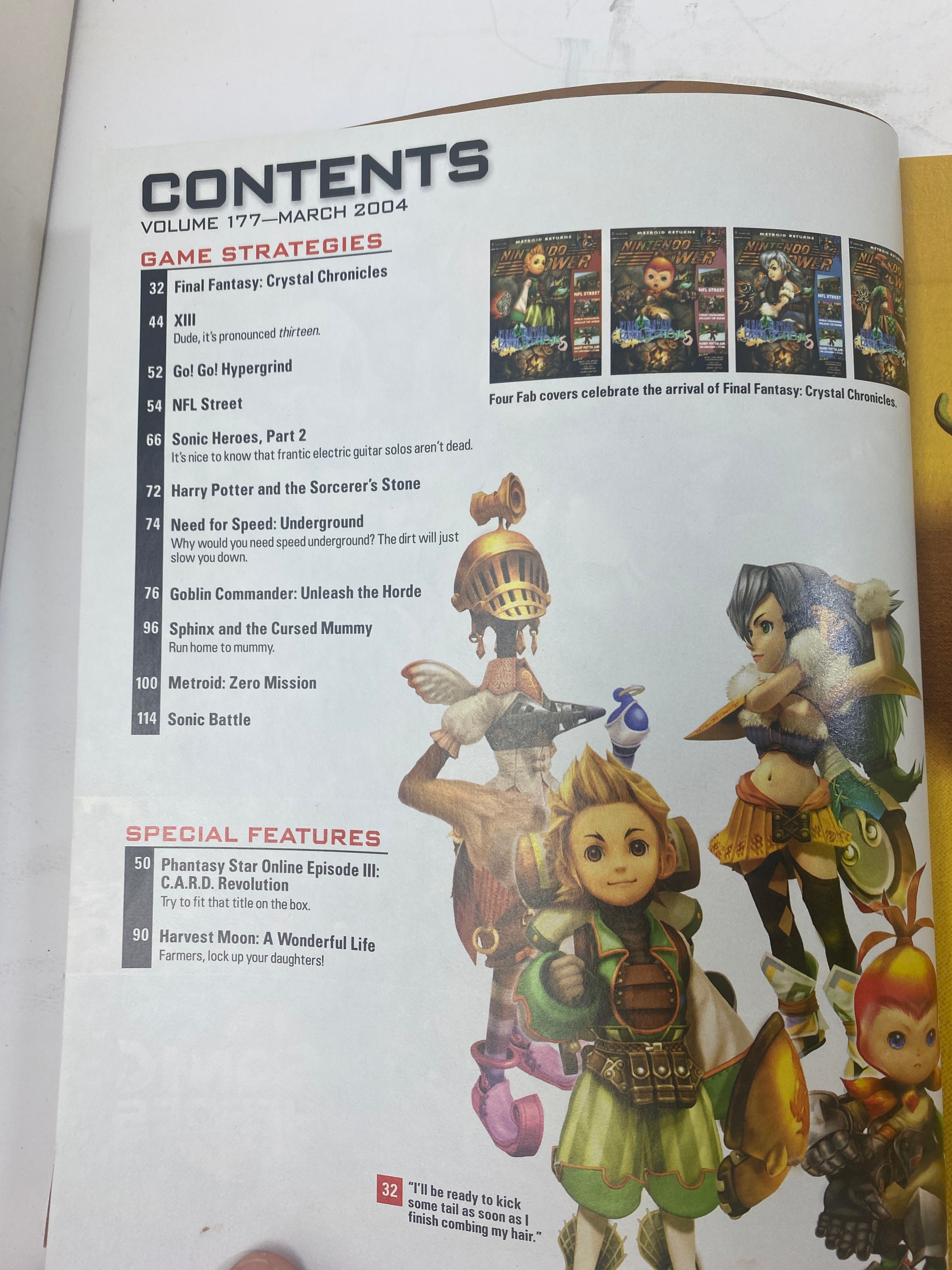 Nintendo Power Magazine Vol 177 March 2004 w/ poster